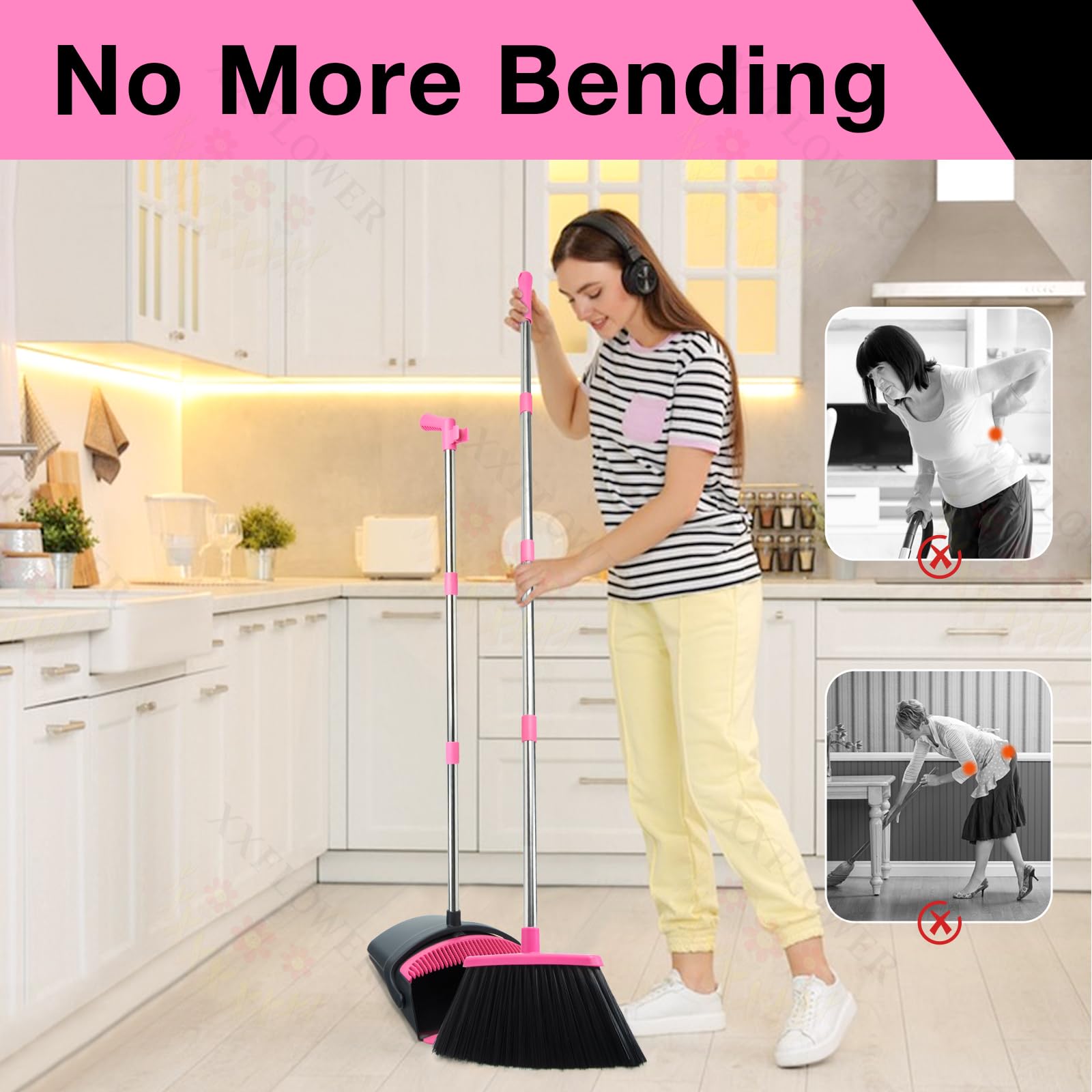 Broom and Dustpan Set