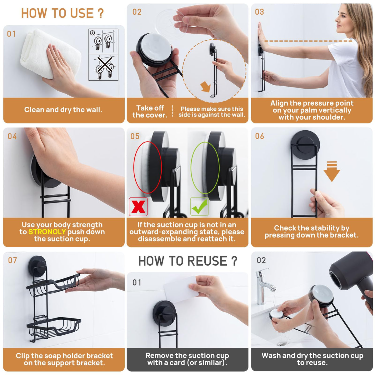Bar Soap Holder with Hooks