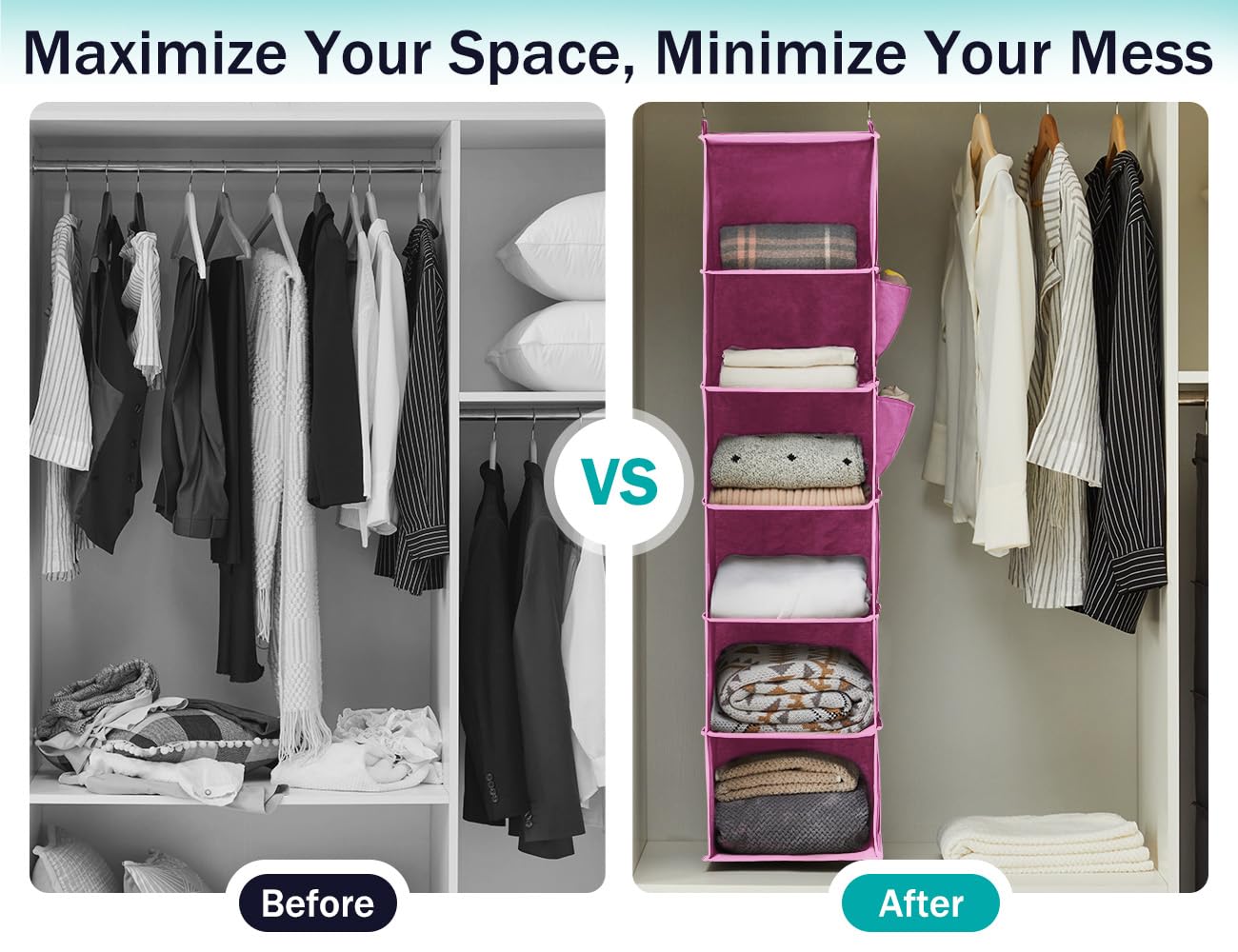 Hanging Closet Organizer and Storage