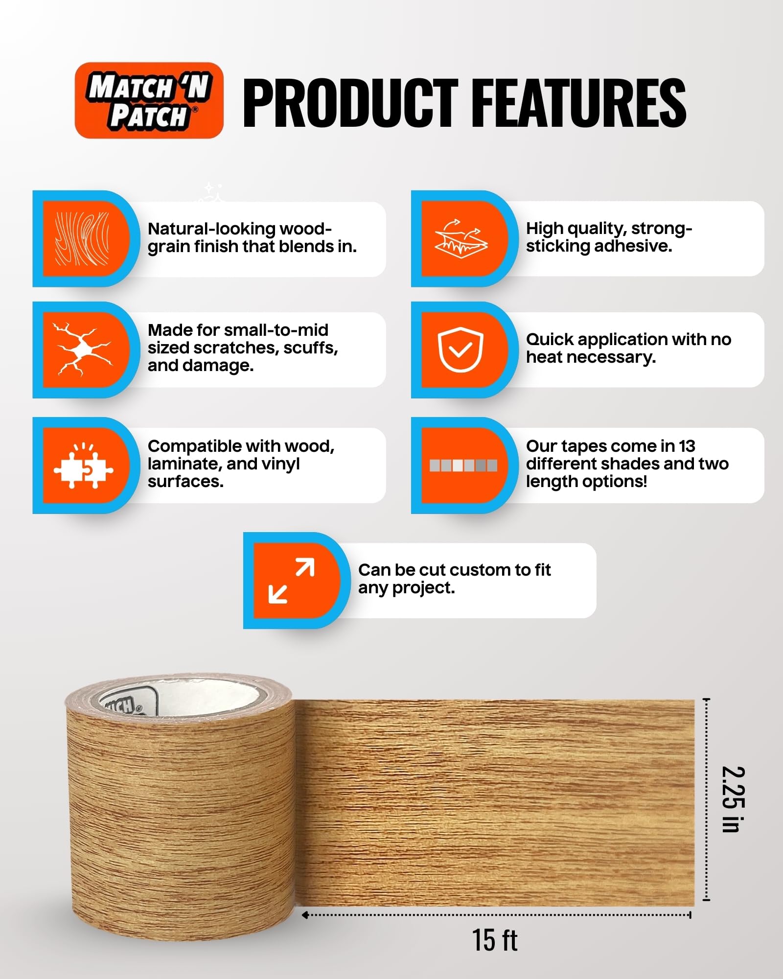 Wood Grain Repair Tape