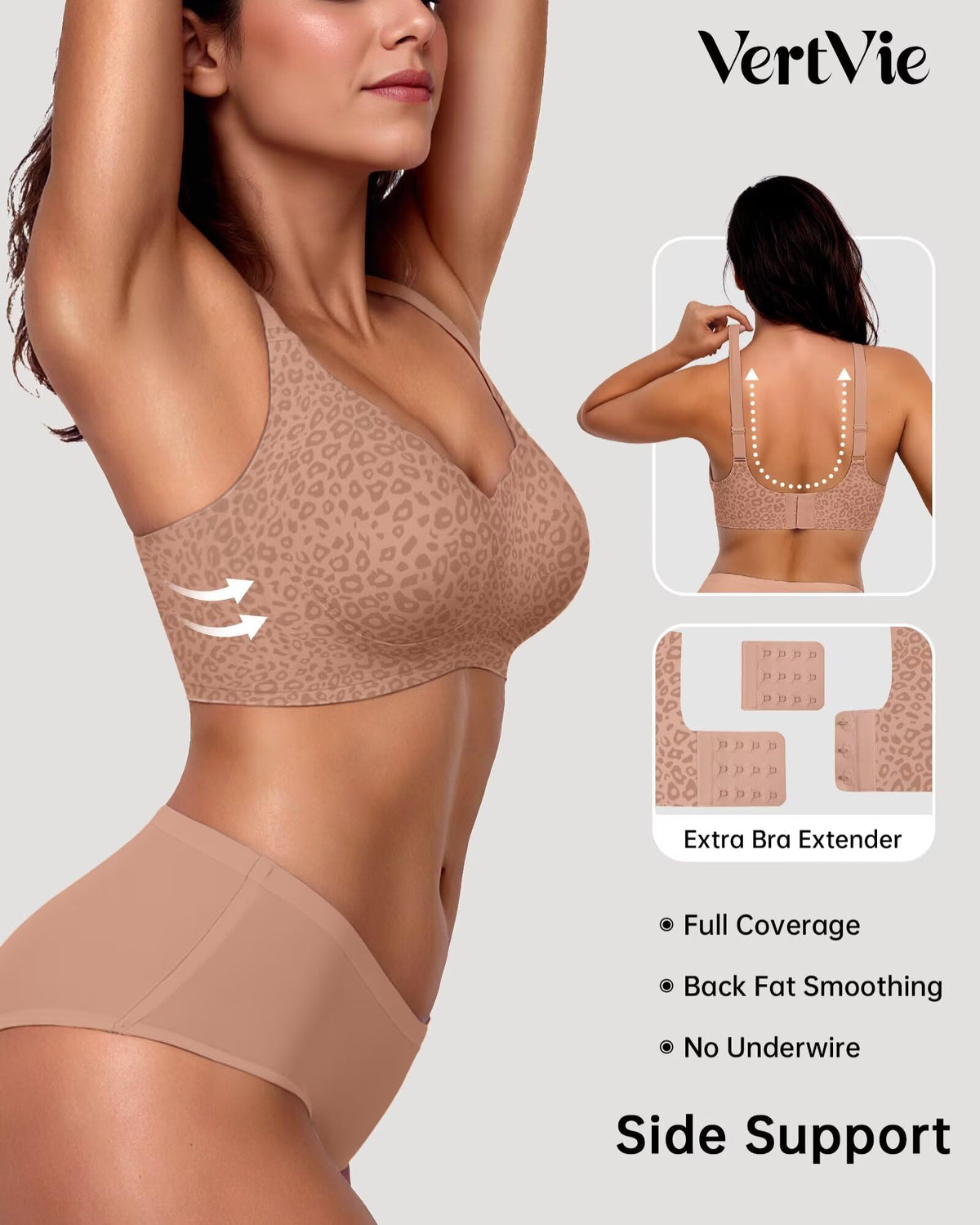 Seamless Jelly Bra No Underwire Supportive Bralette