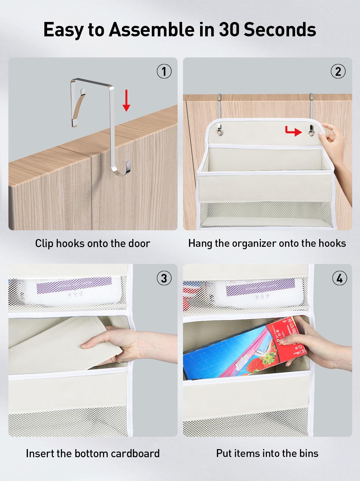5 Tier Over the Door Organizer