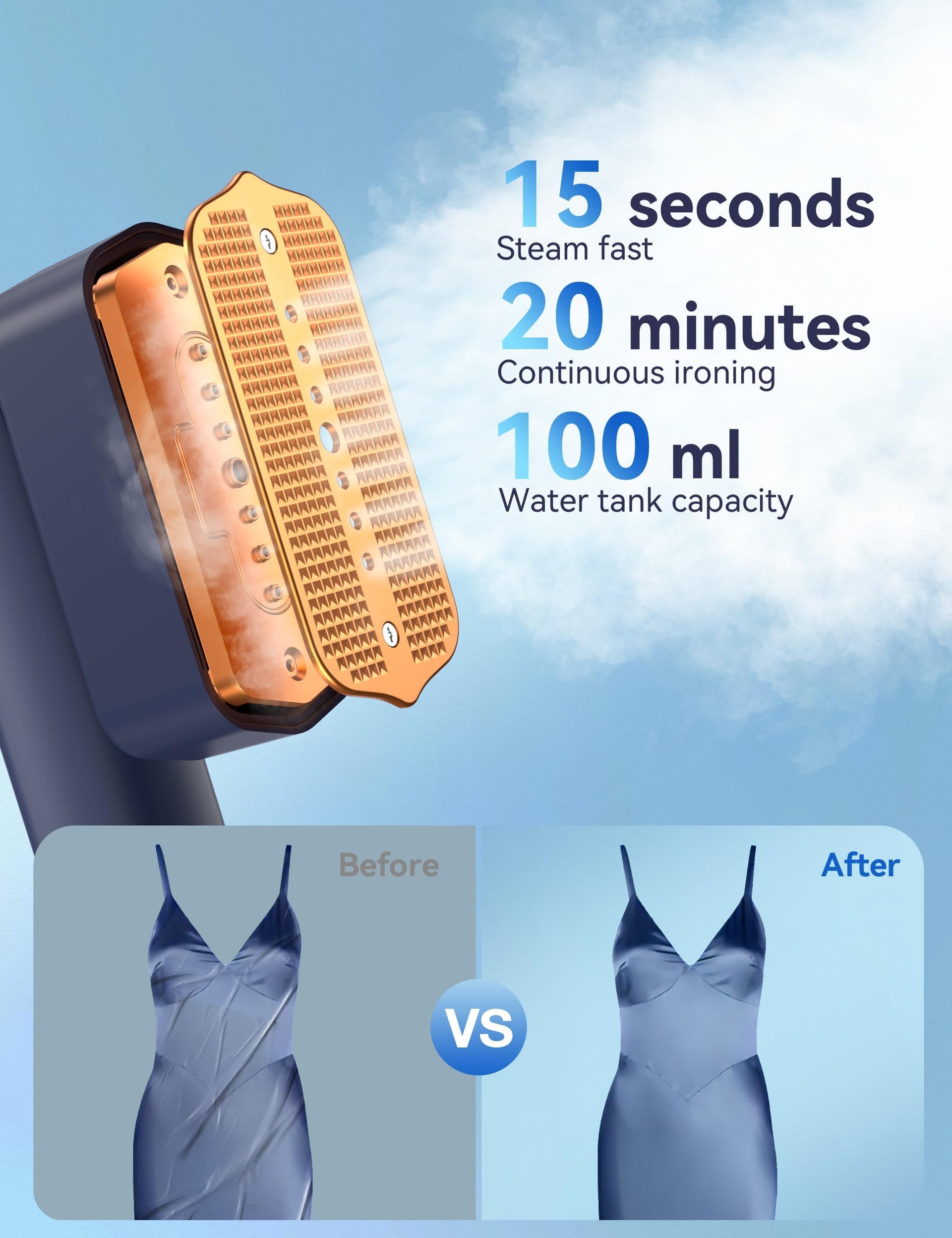 Steamer for Clothes Portable 2