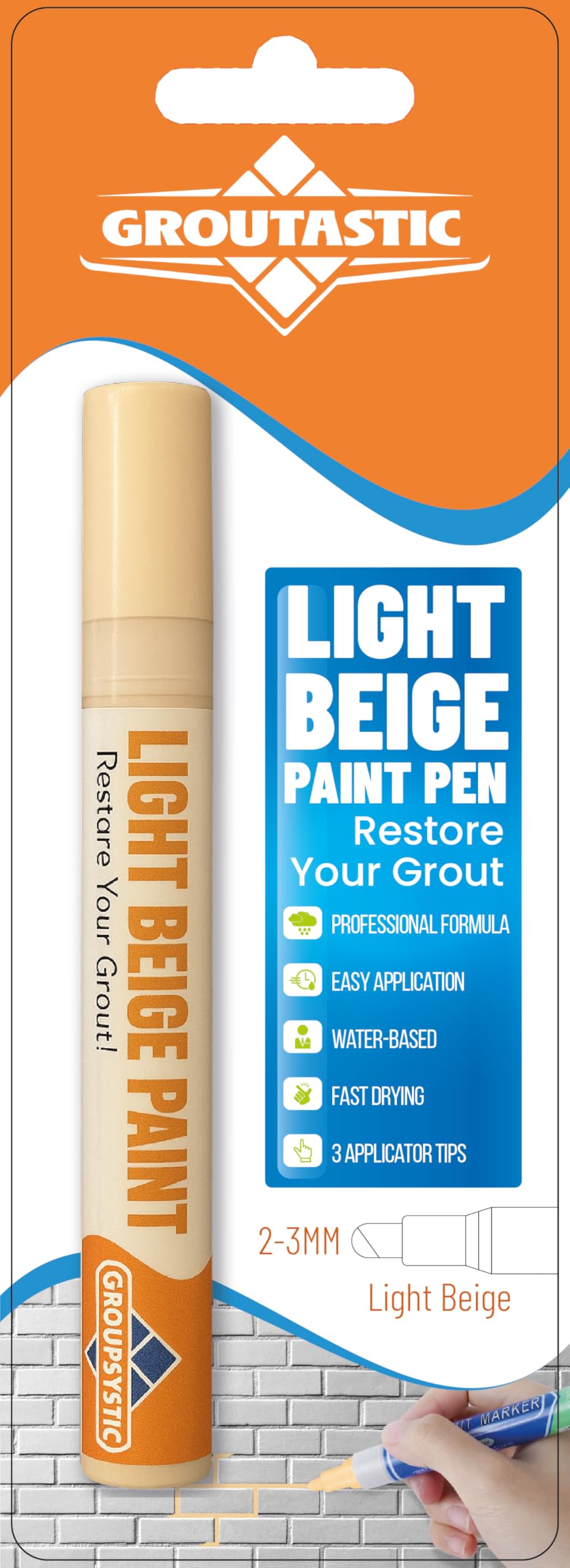 Grout Pen Light Beige