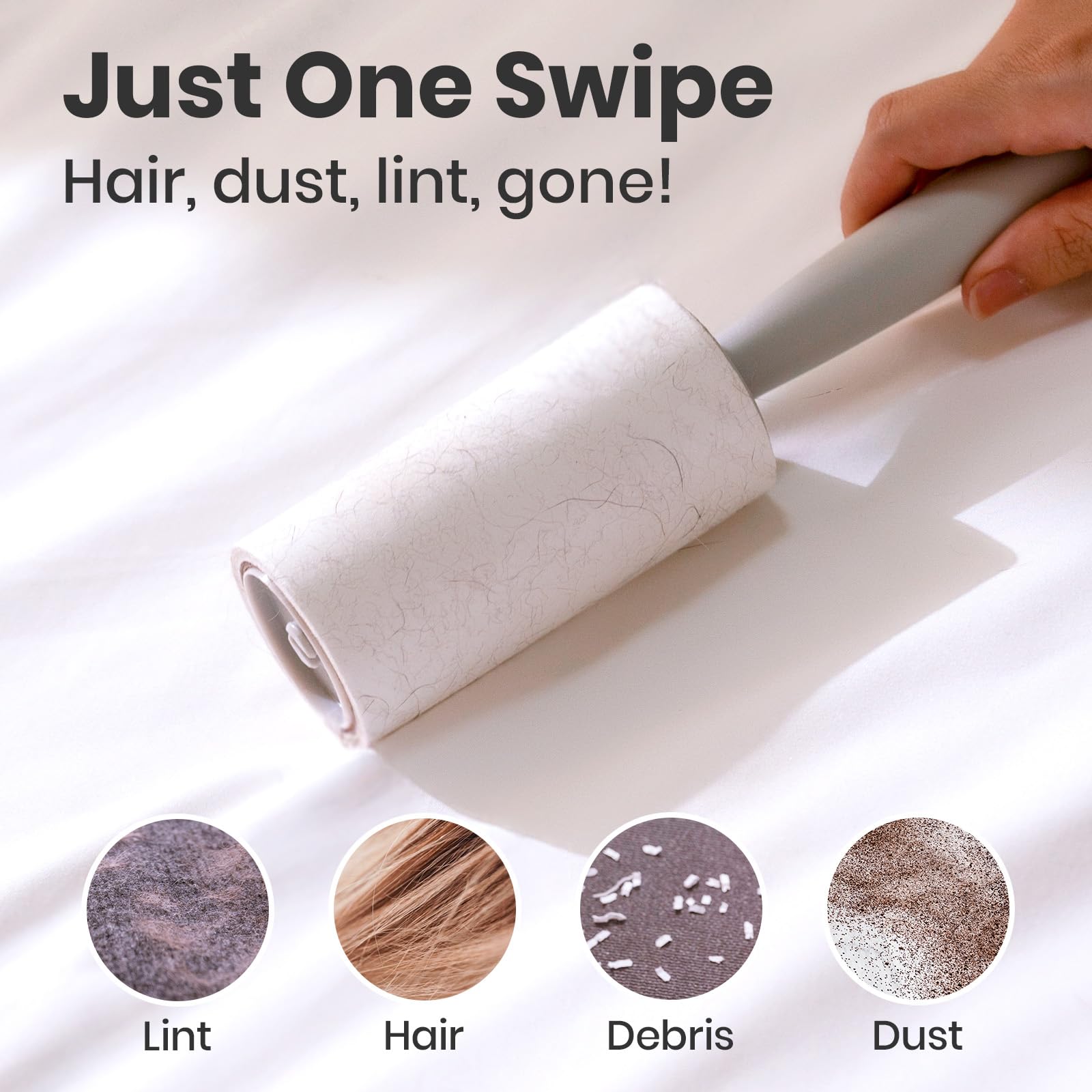 Lint Roller for Pet Hair Extra Sticky (600 Count)