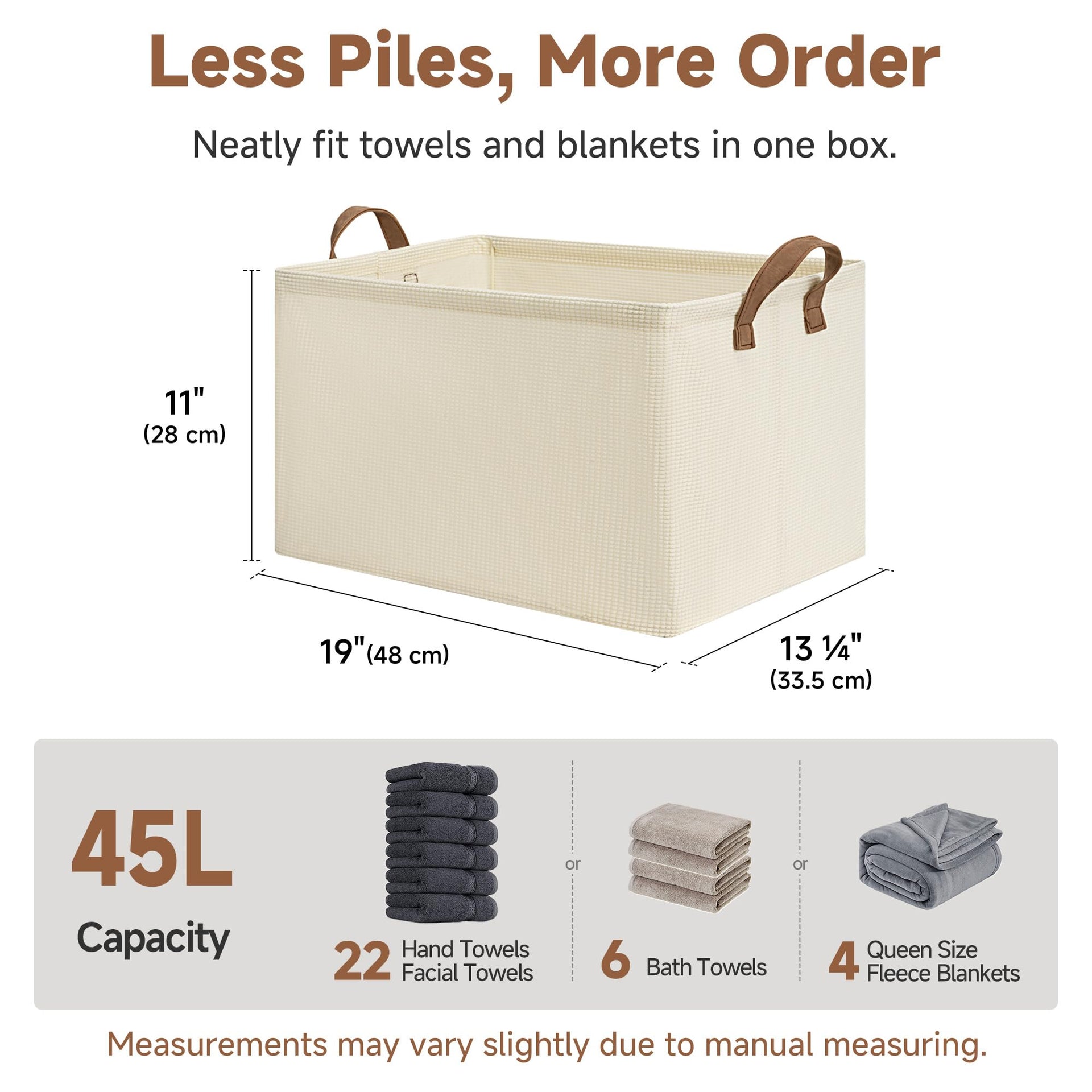 45L Closet Storage Bins (2 Count)