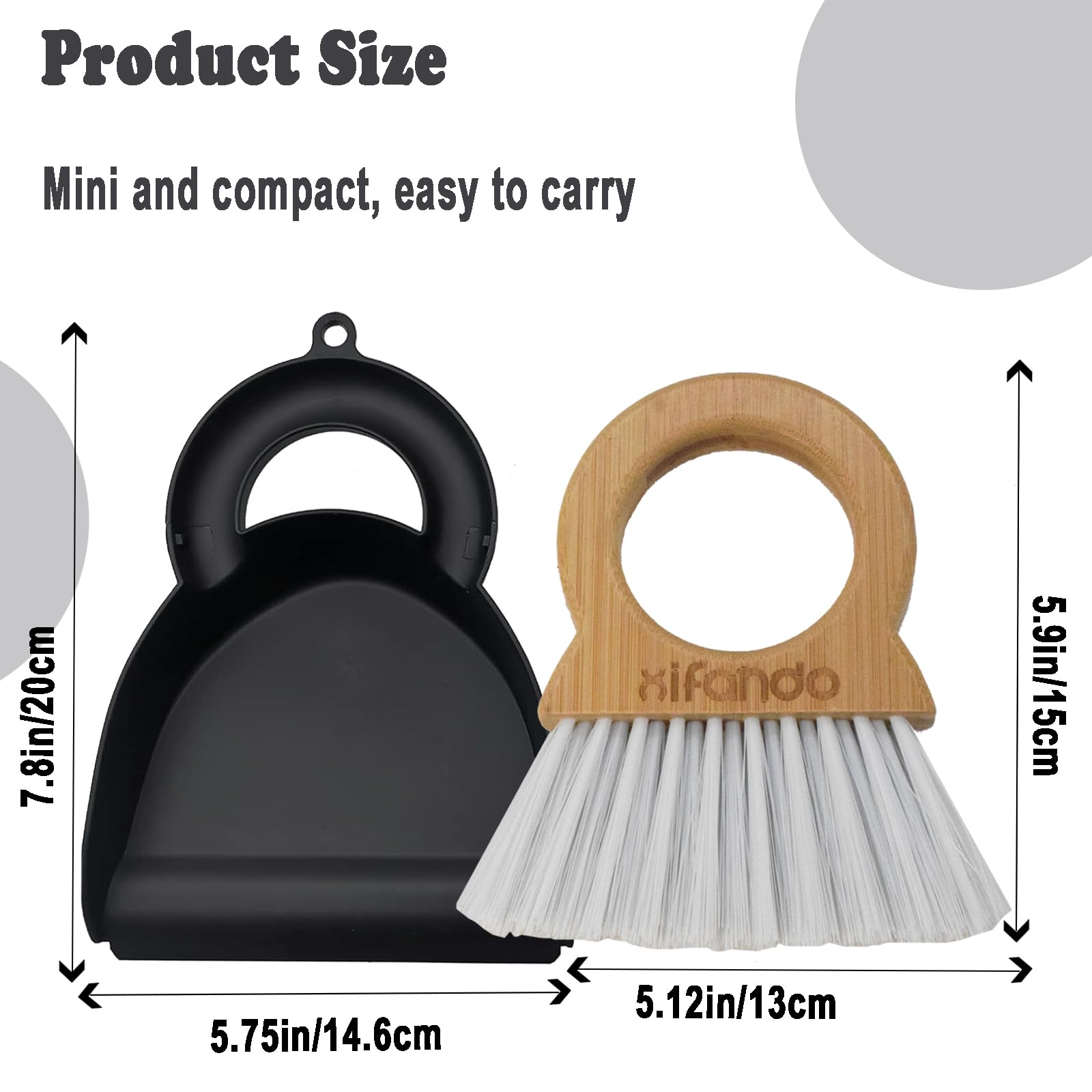 Mini Broom and Dustpan for Housekeeping