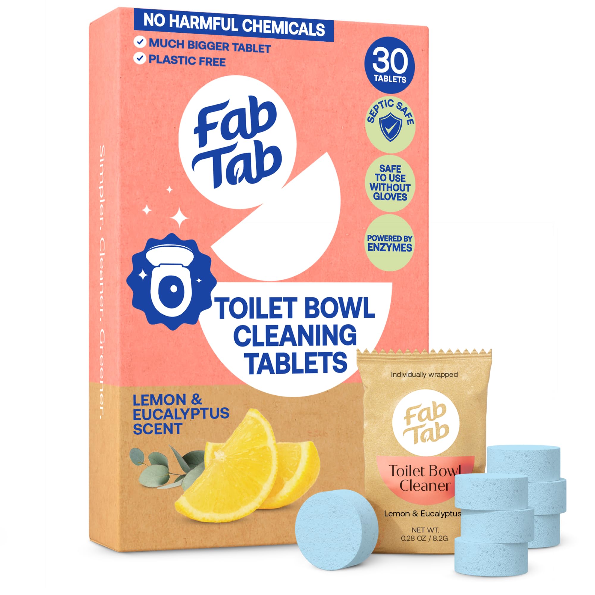 Toilet Bowl Cleaning Tablets (30 Count)