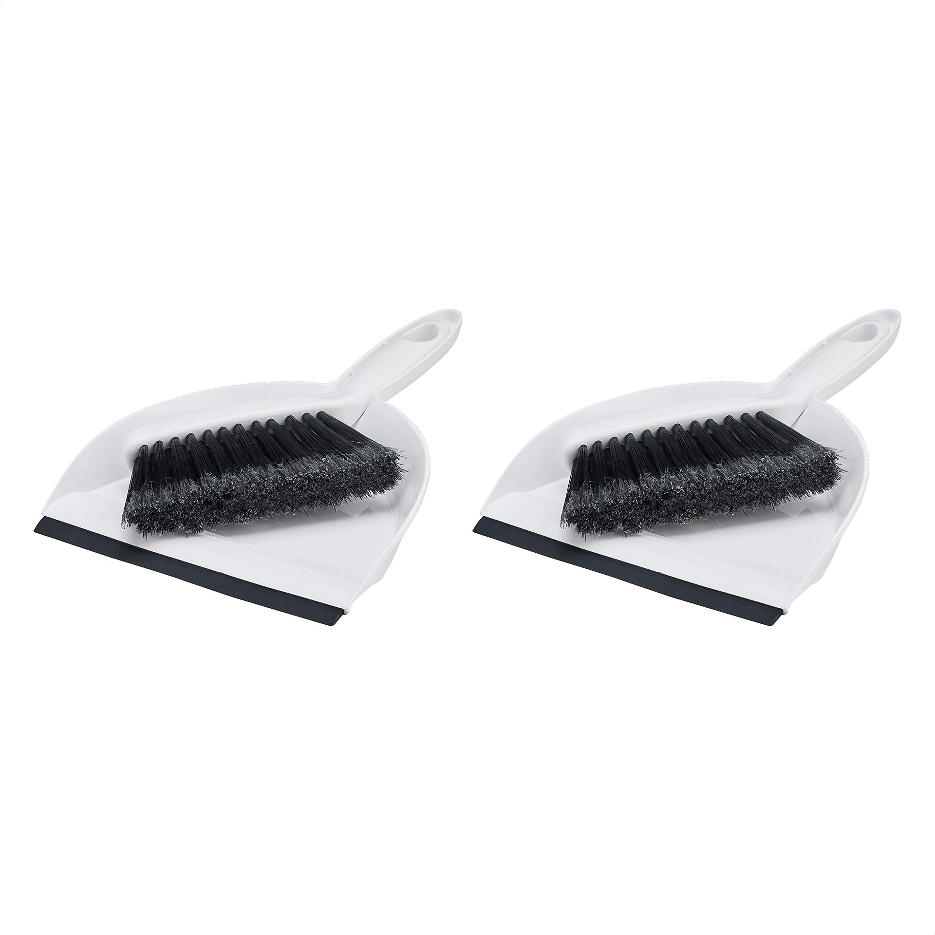 Small Portable Mini Dustpan and Brush Set for Indoor Outdoor Floor Cleaning (2 Count)