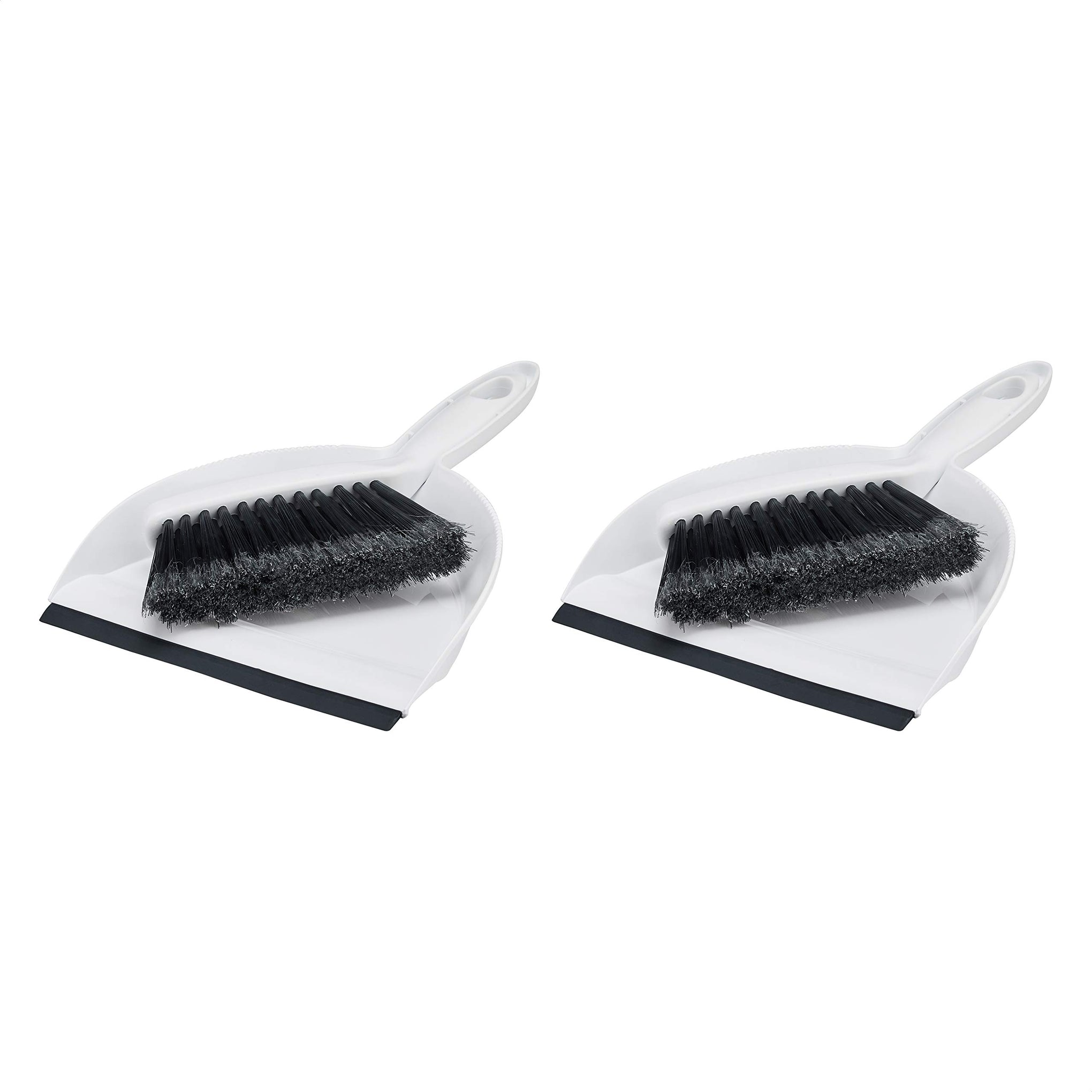Small Portable Mini Dustpan and Brush Set for Indoor Outdoor Floor Cleaning (2 Count)