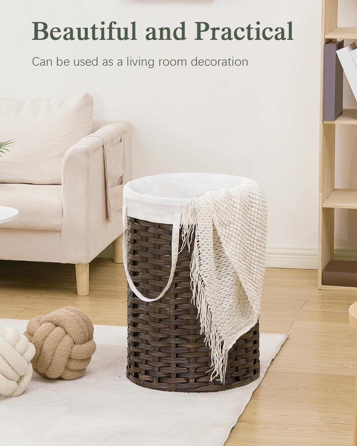 Laundry Hamper Laundry Basket Round 19.0Gal