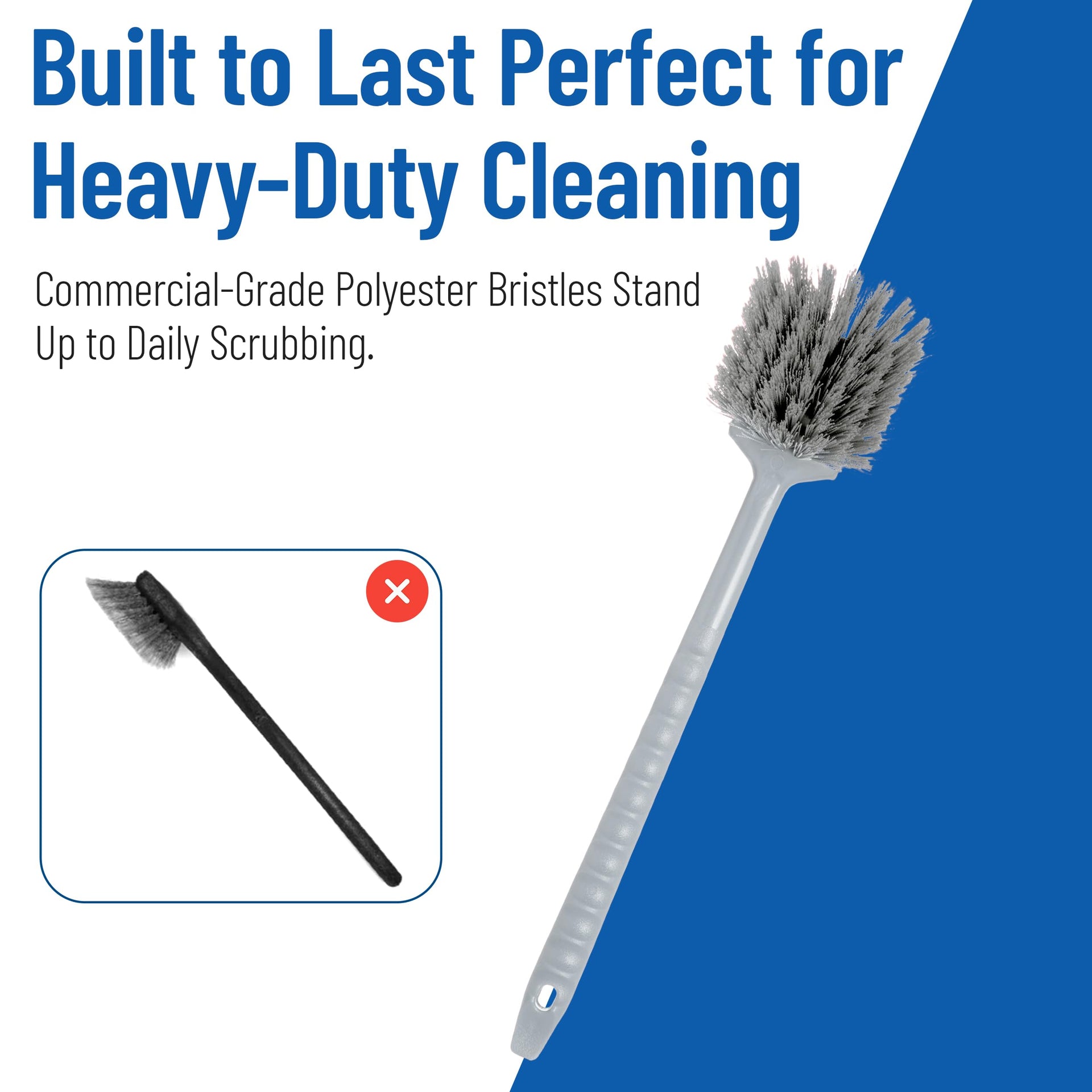 20" Floater Scrub Brush with Long Handle