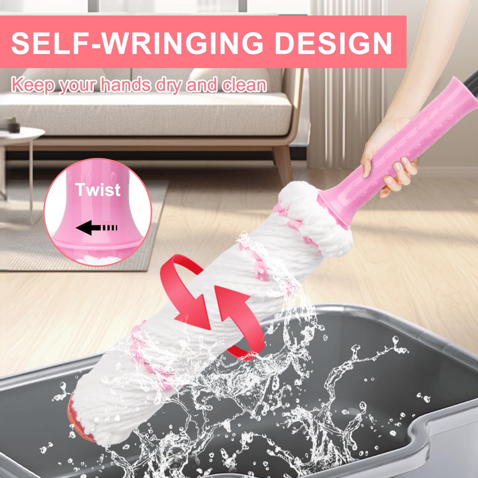 Self Wringing Twist Mop