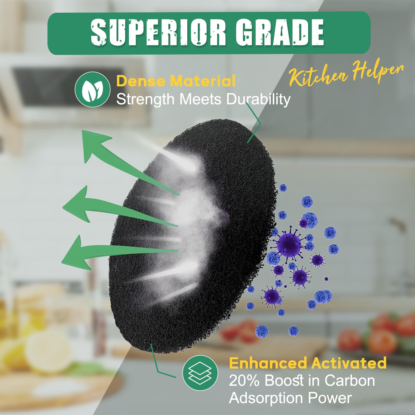 7.25 Inch Charcoal Filters 10