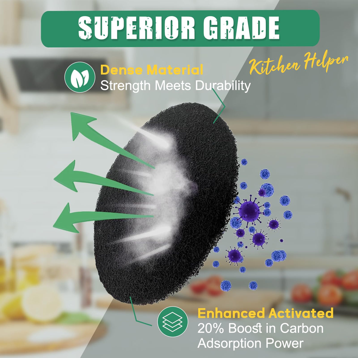 7.25 Inch Charcoal Filters 10