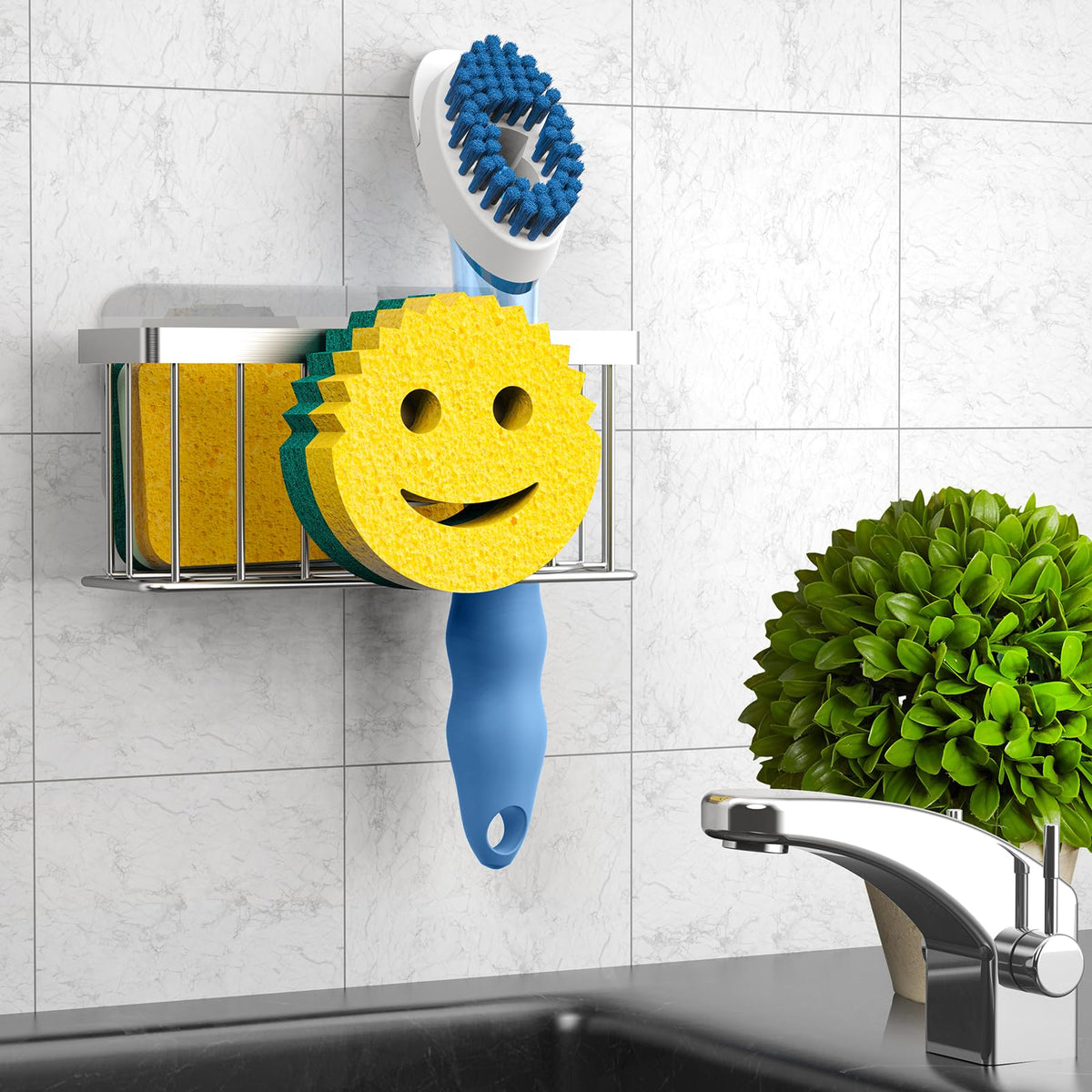Sponge Holder Smiley Face