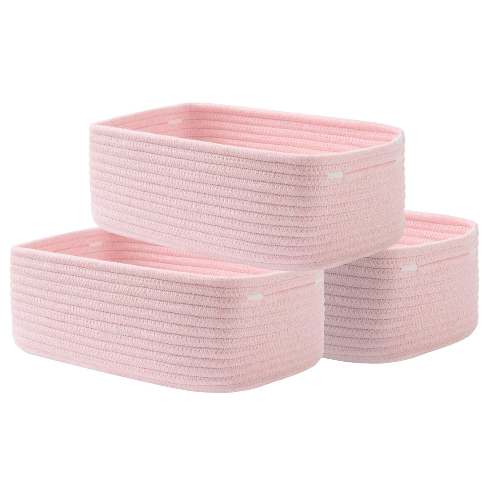Small Woven Storage Basket for Organizing (3 Count)