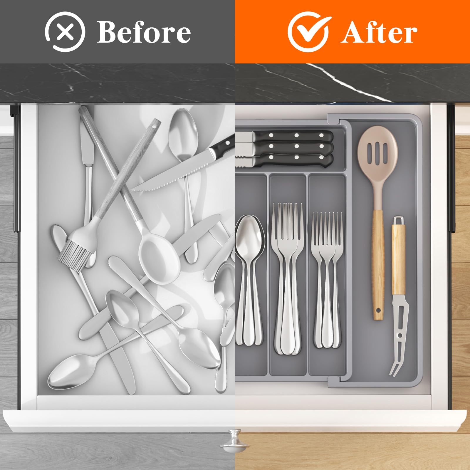 Silverware Drawer Organizer