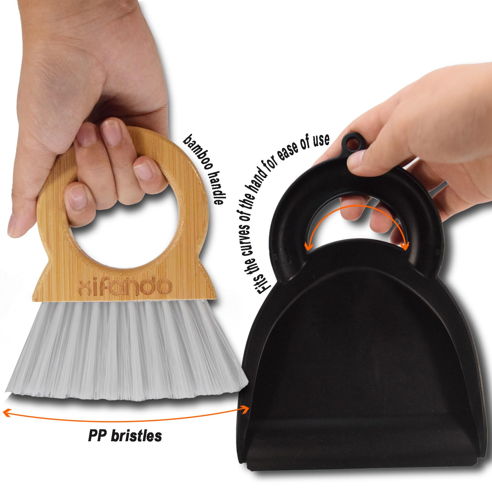 Mini Broom and Dustpan for Housekeeping