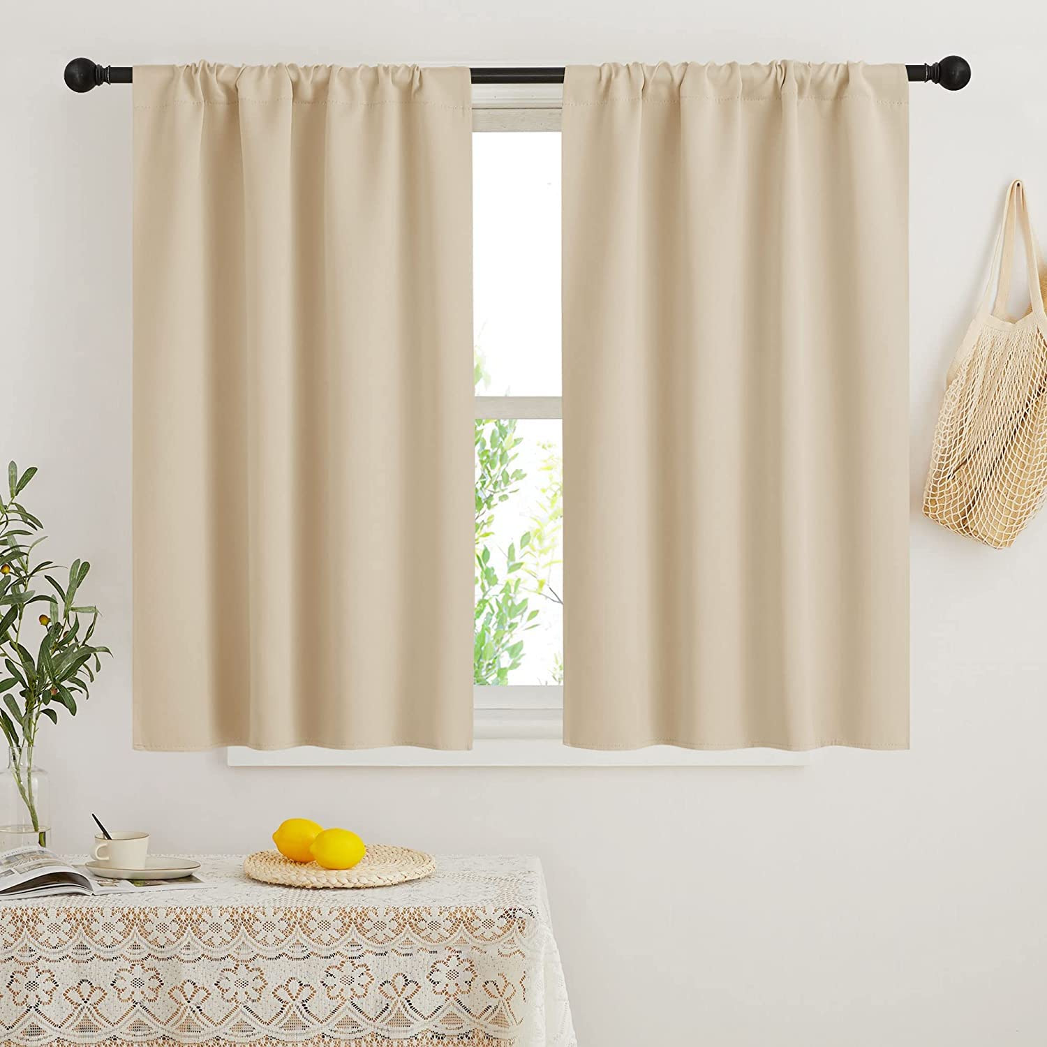 Short Curtains for Bedroom (2 Count)