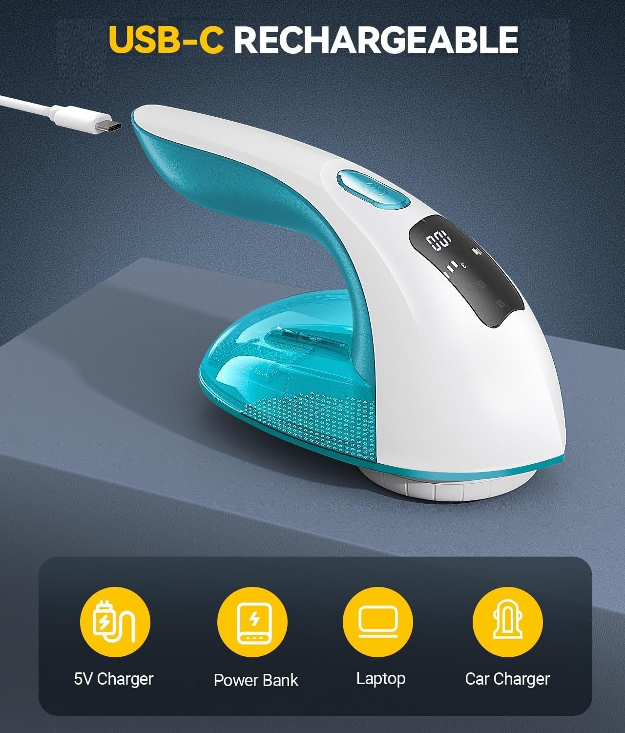 Rechargeable Fabric Shaver and Lint Remover