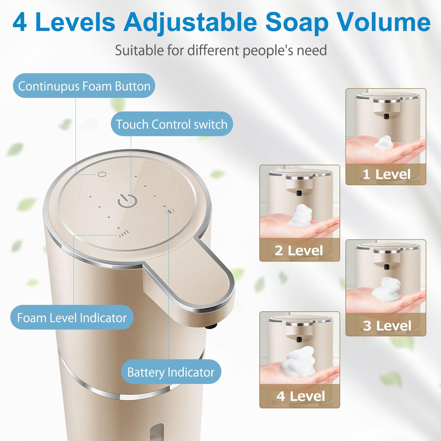 Automatic Foaming Soap Dispenser