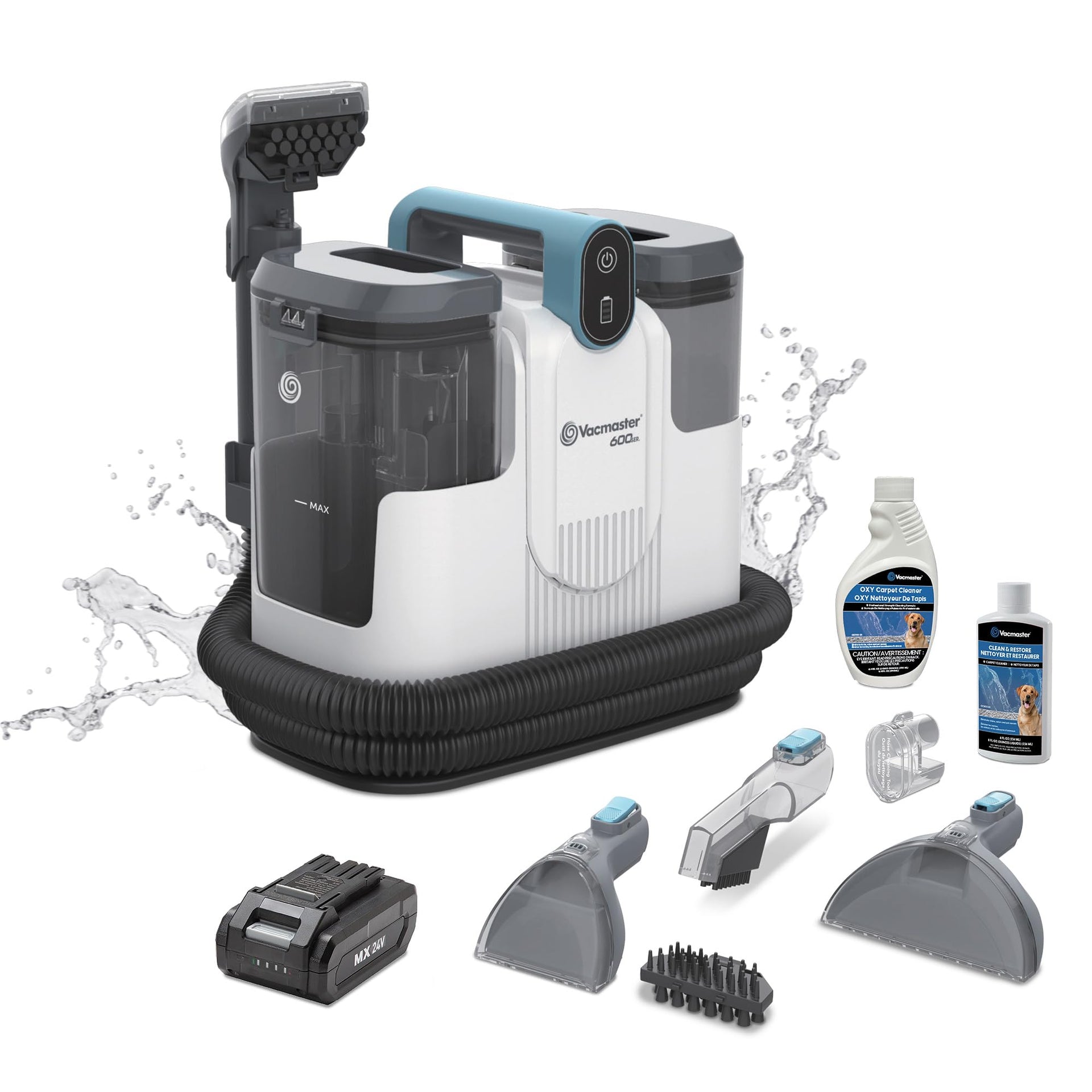 600 Series Cordless Portable Carpet & Upholstery Cleaner Machine