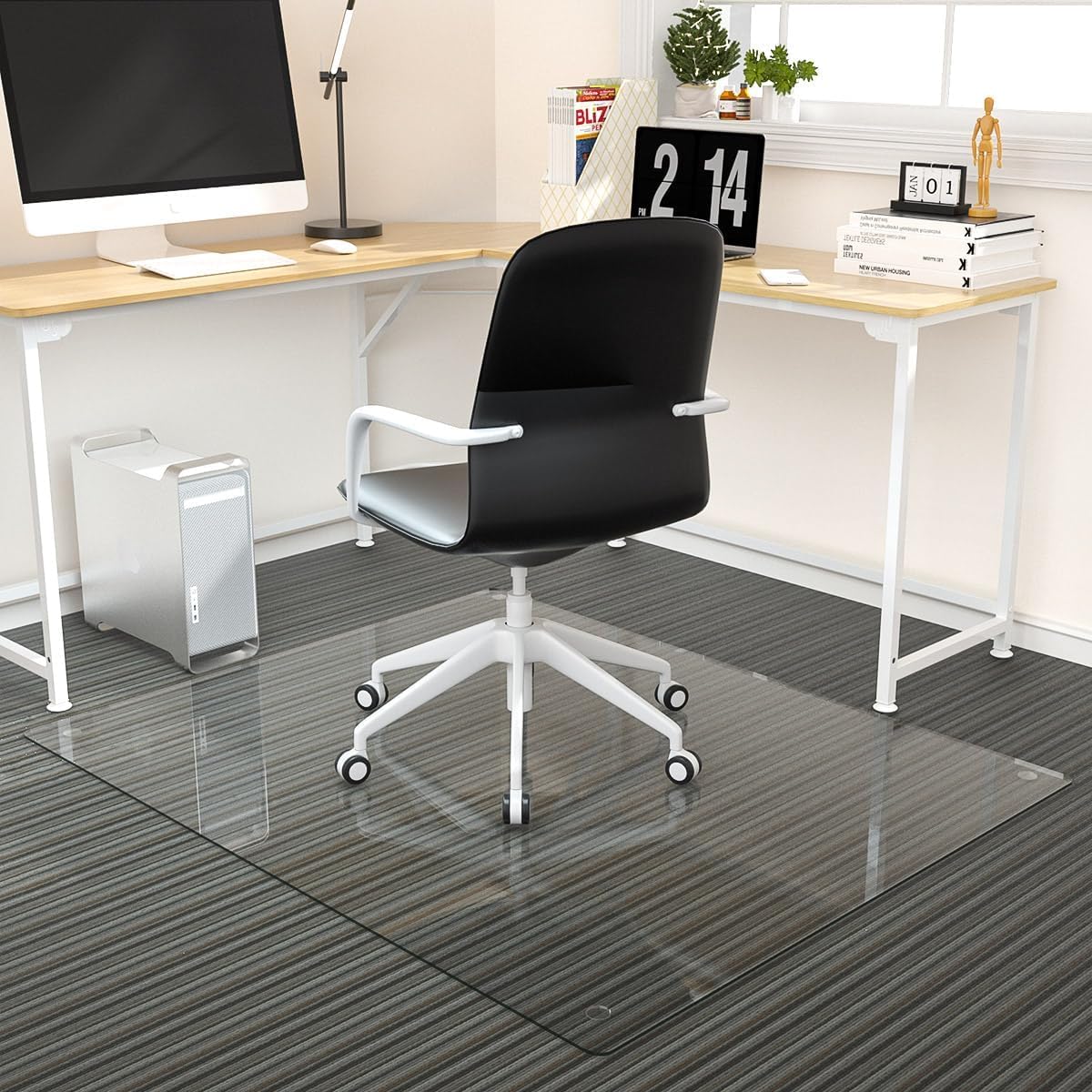 Tempered Glass Floor Mat for Office Chair