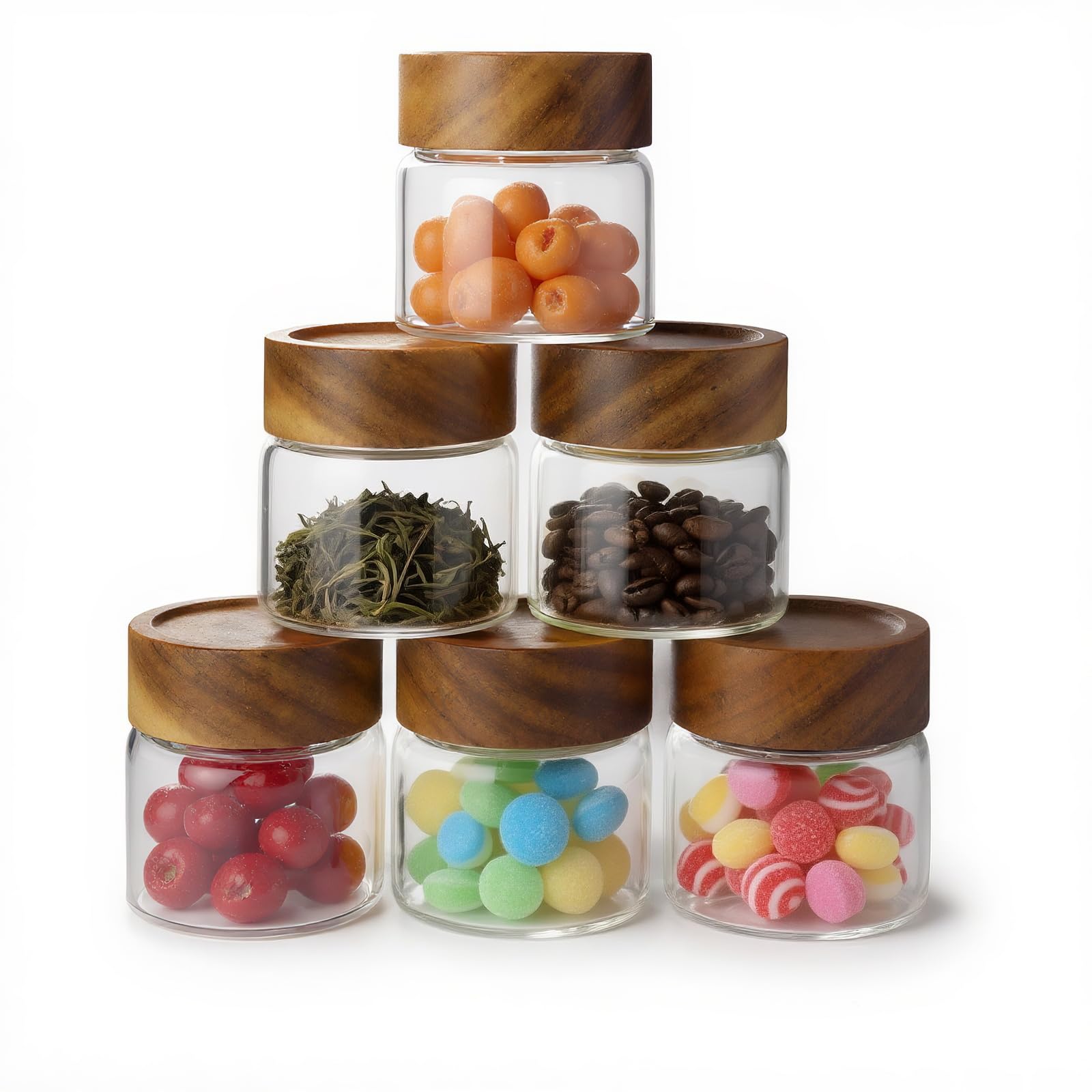Glass Jars 6 Fl Oz (6 Count)