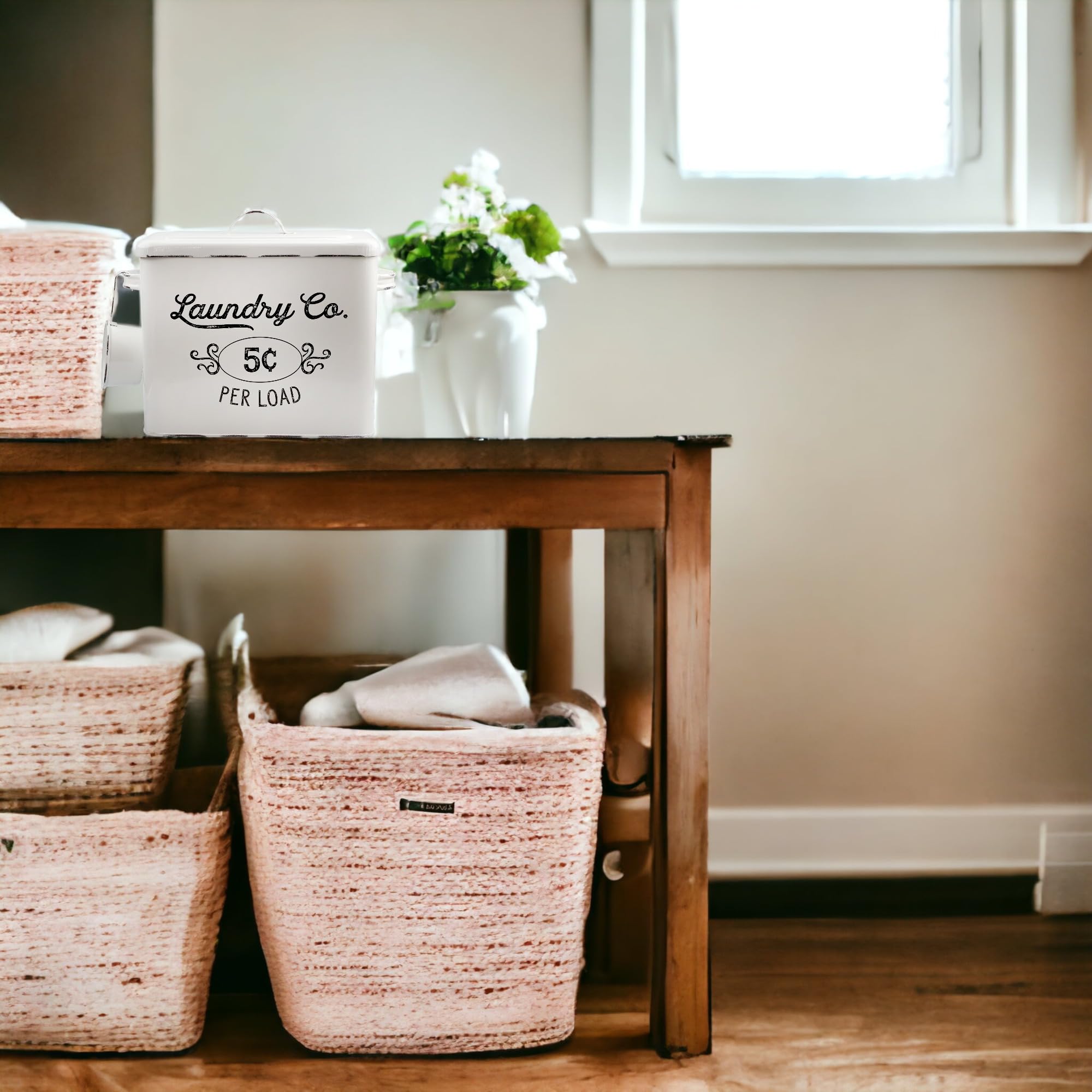 Farmhouse Laundry Powder Container