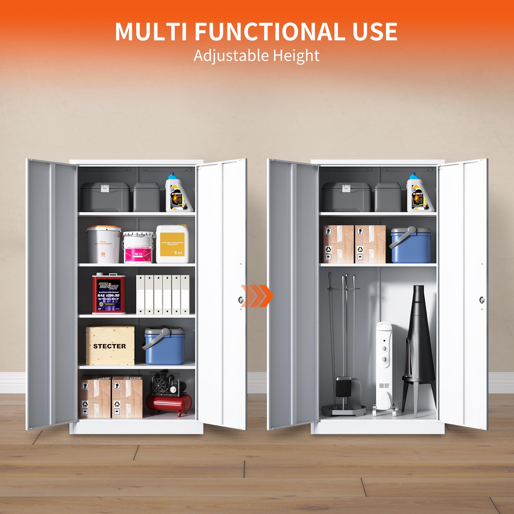Metal Storage Cabinet for Garage