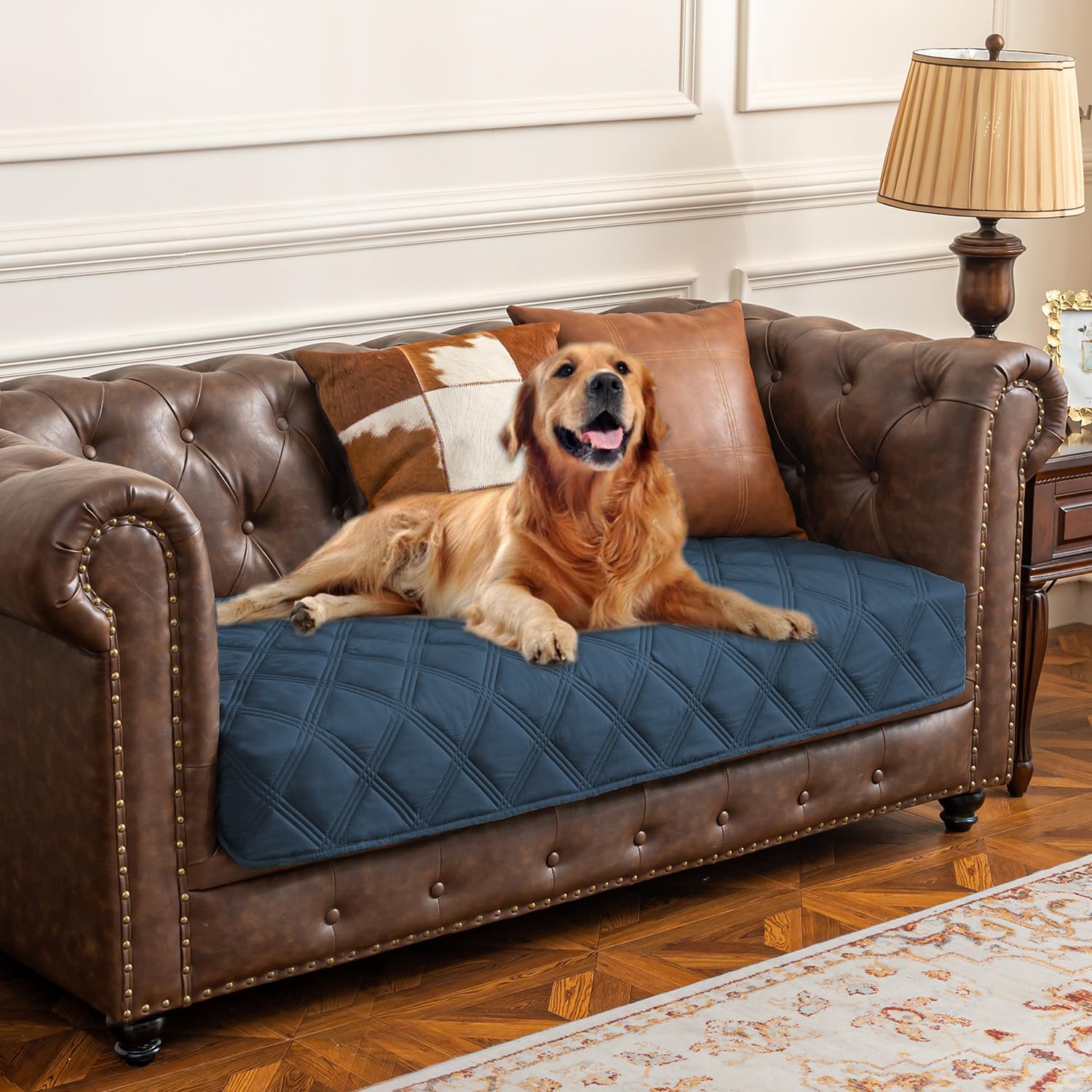 Waterproof Dog Bed Cover Pet Blanket with Anti