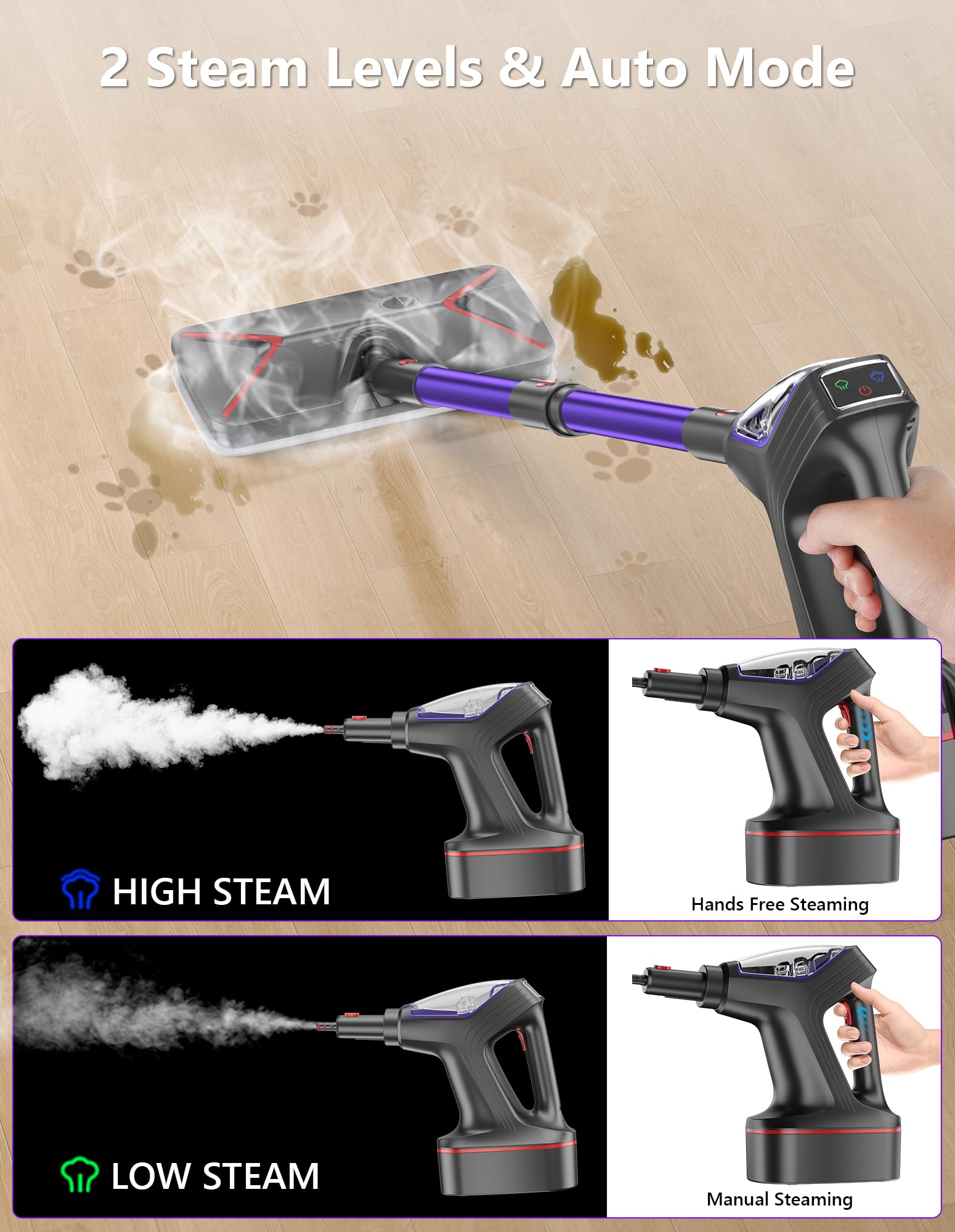 Steam Mop for Floor Cleaning