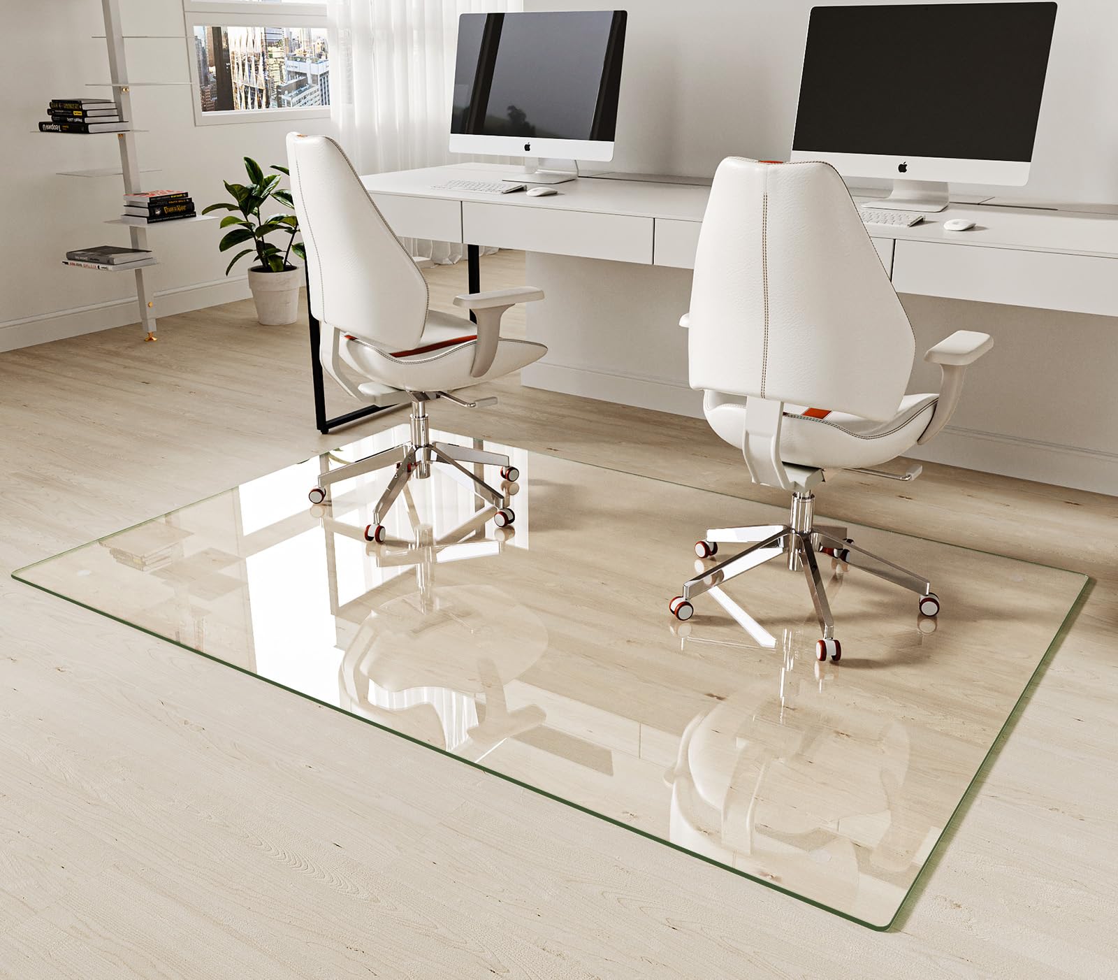 Tempered Glass Chair Mat 72"x48"