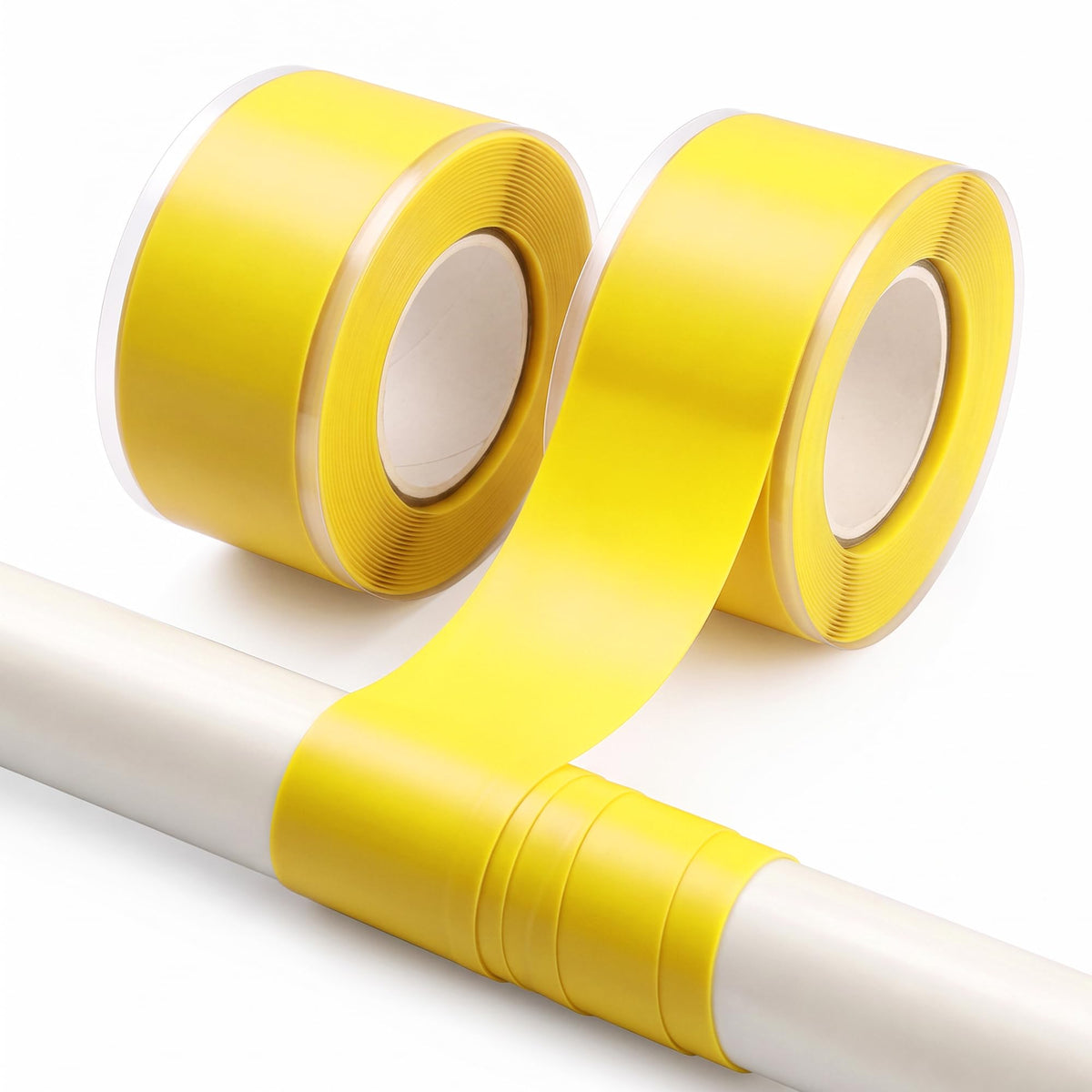 Self Fusing Silicone Tape 2 Rolls Emergency Plumbing Repair 1 In x 10 Ft (2 Count)