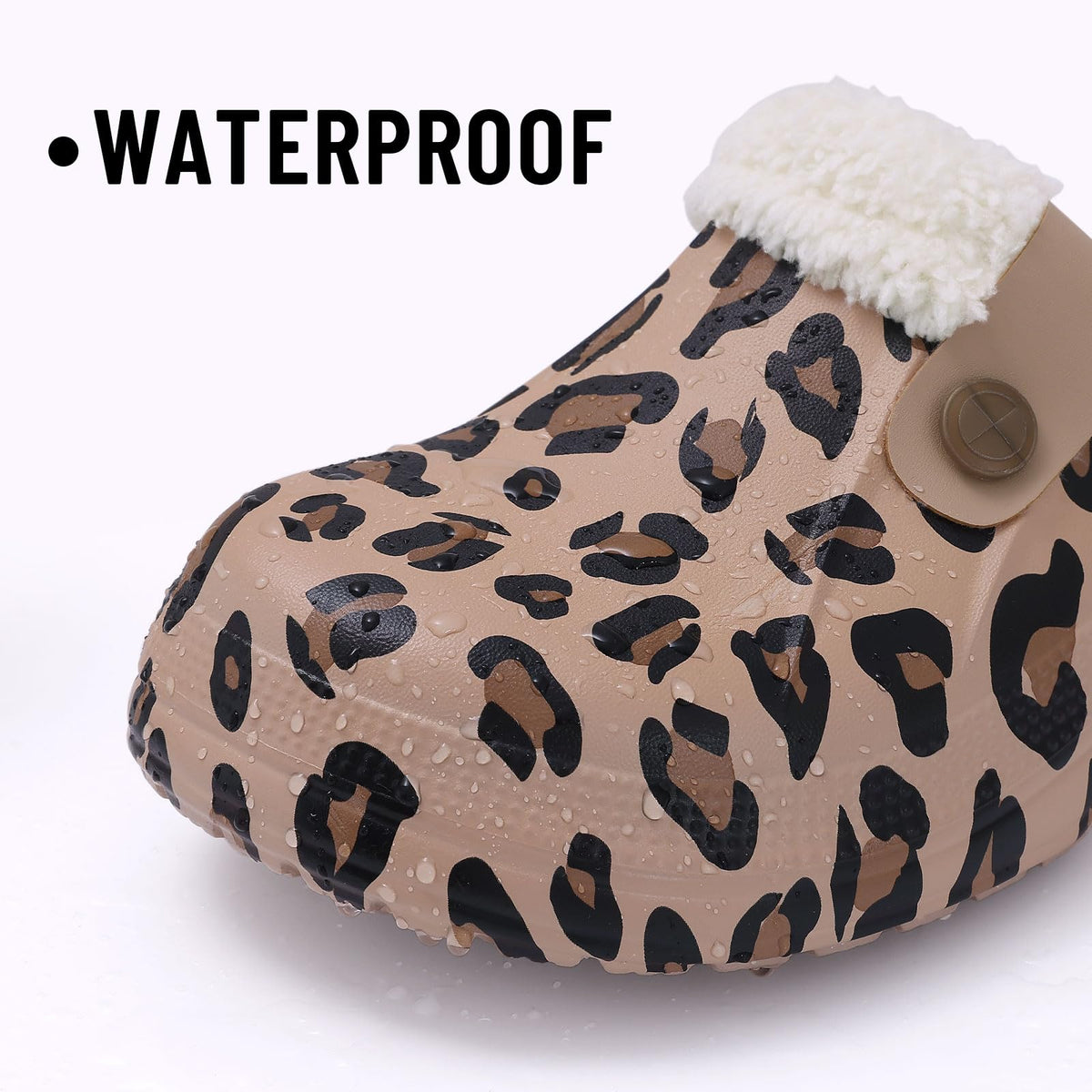 Fur Lined Clogs for Women & Men Fuzzy Slippers with Memory Foam