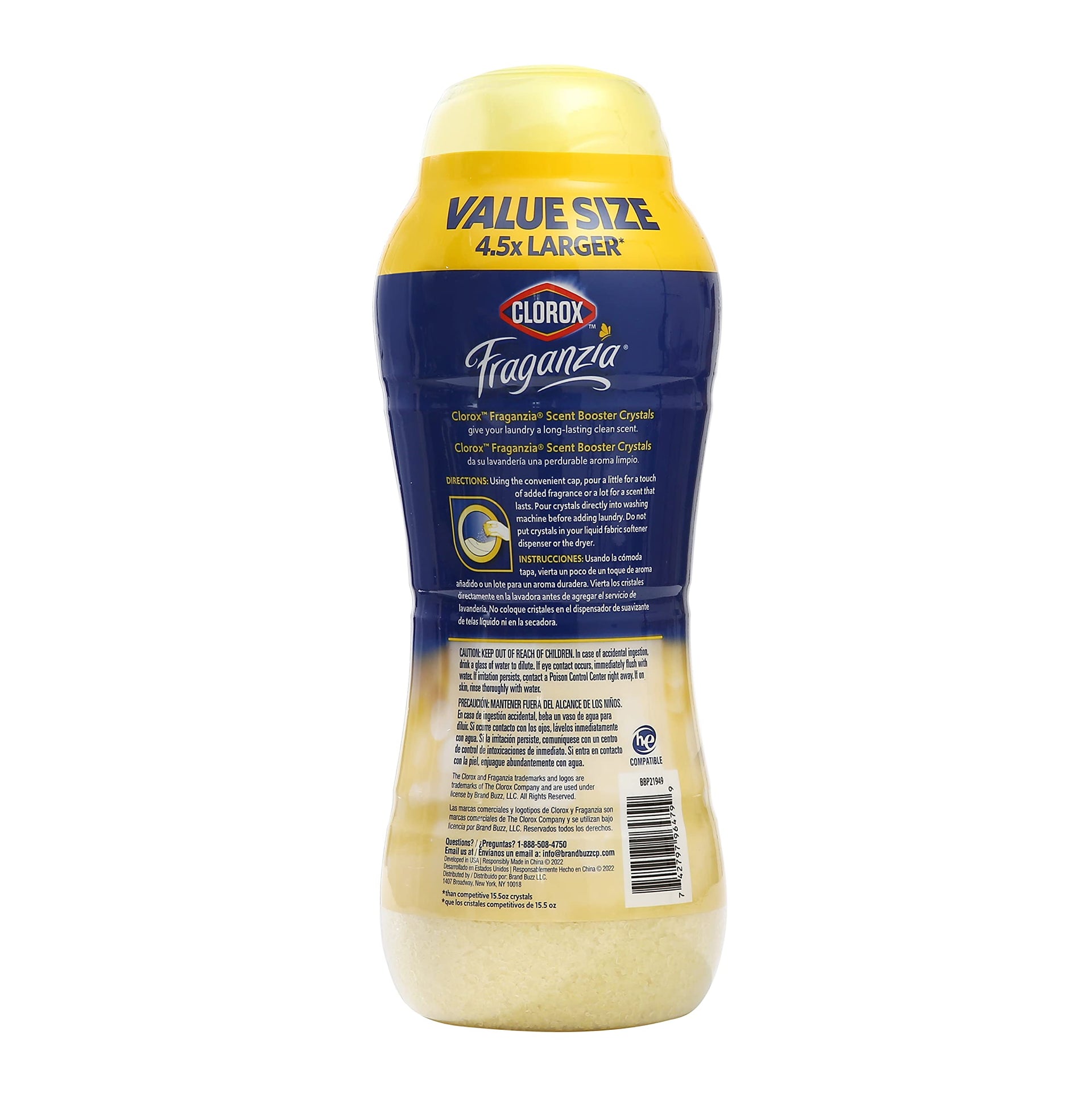 Fraganzia In Wash Scent Booster Crystals (70 Ounce)