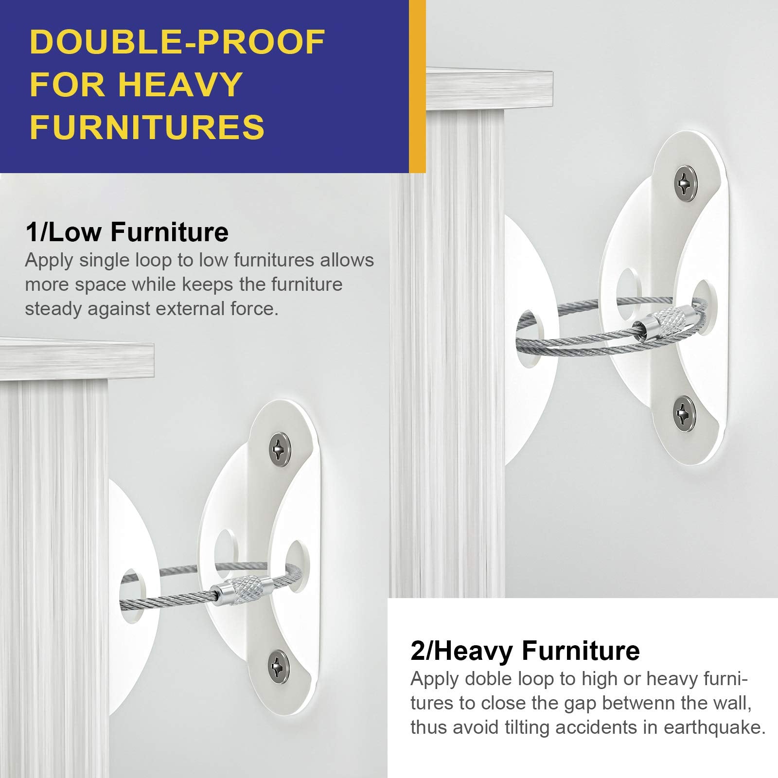 Furniture Anchors (10 Count)