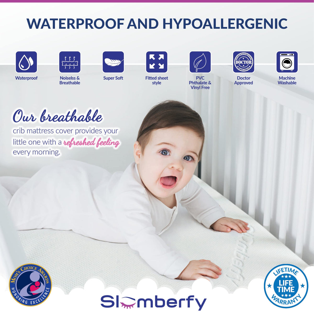 Waterproof Crib Mattress Protector