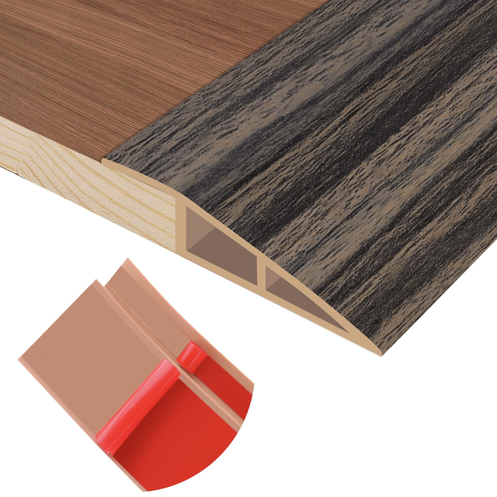 Floor Transition Strip Self Adhesive Vinyl Door Threshold Strip
