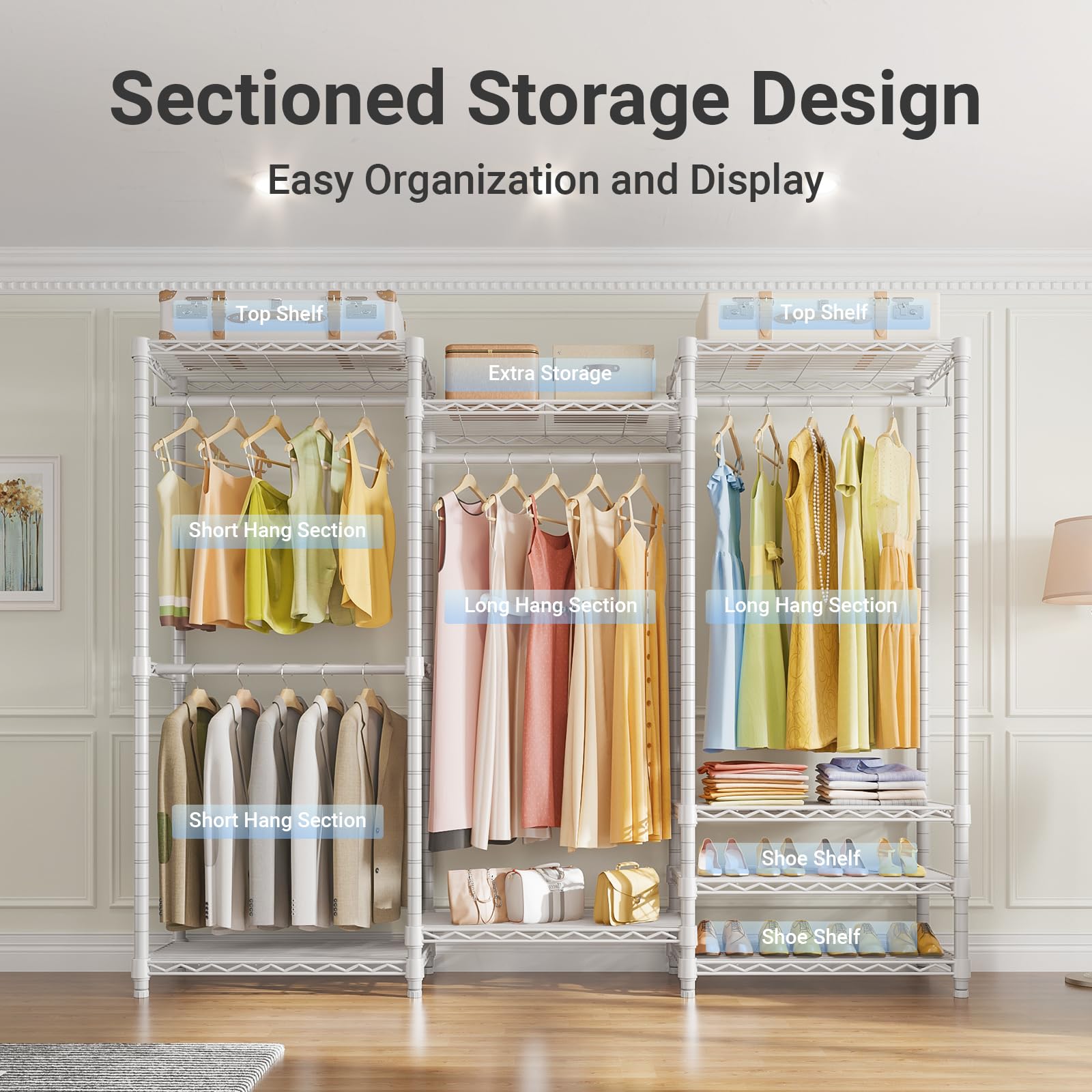 V5 Heavy Duty Clothes Rack