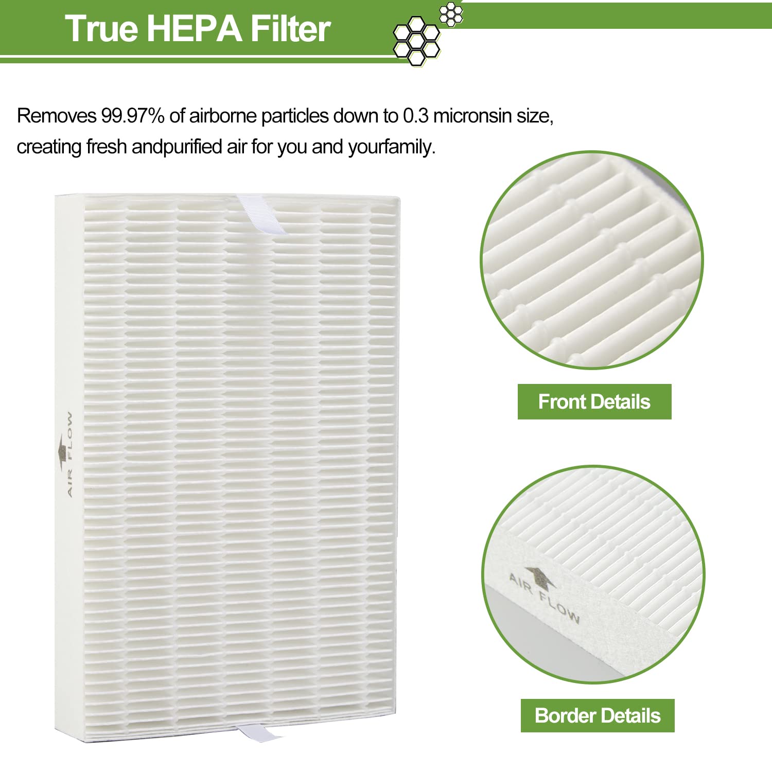 HPA300 HEPA Filter Replacement for Honeywell Air Purifier HPA300 Series