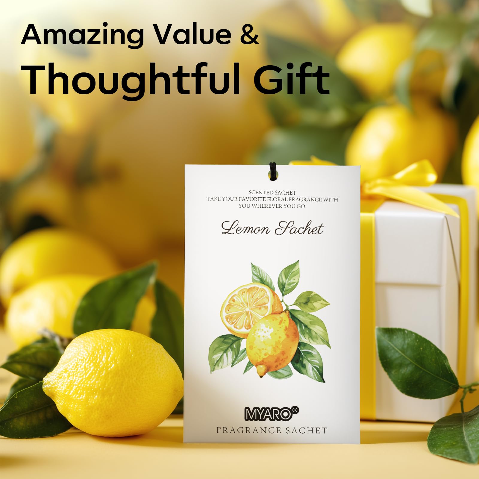 12 Pack Lemon Scented Sachets (12 Count)