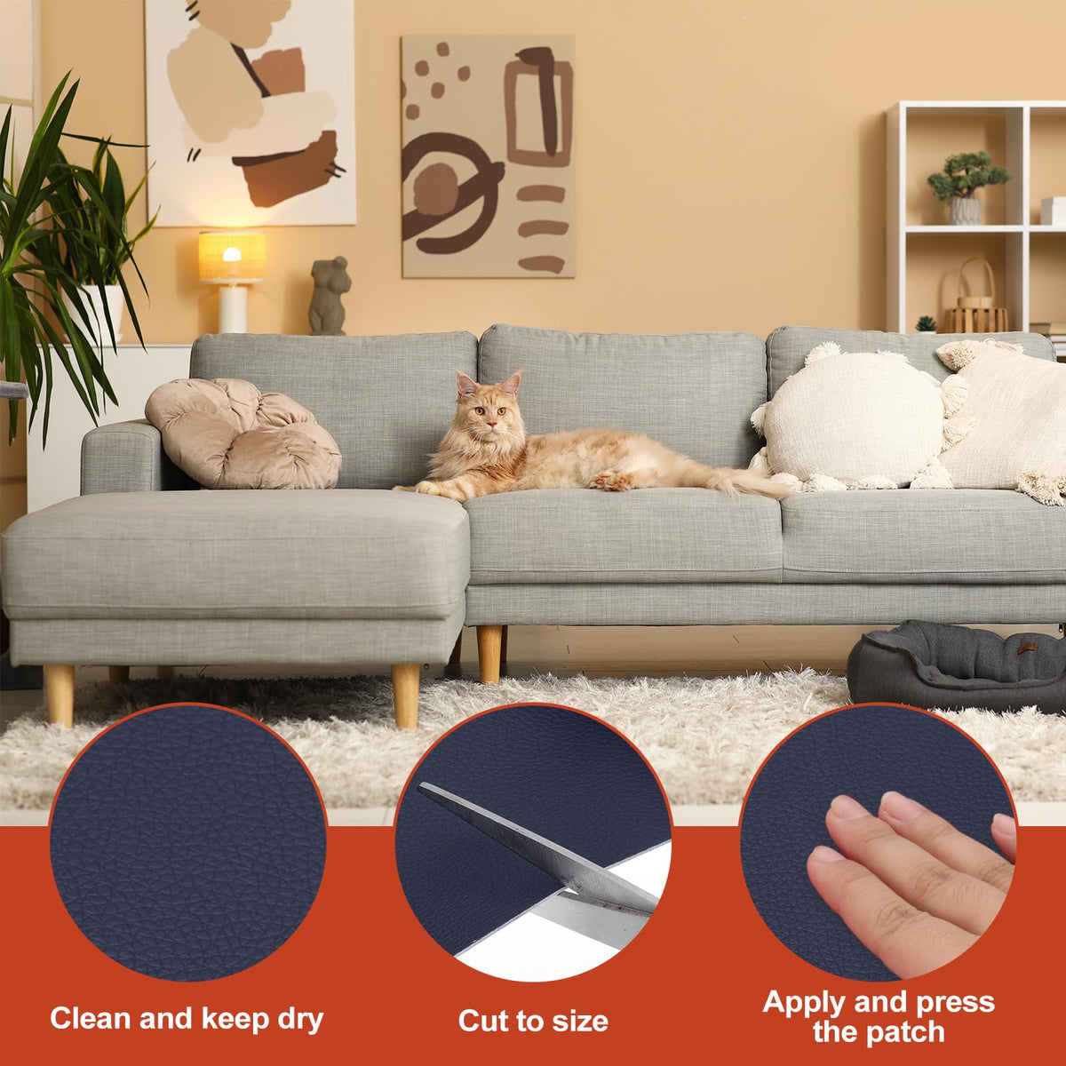 Leather Patches Tape for Furniture