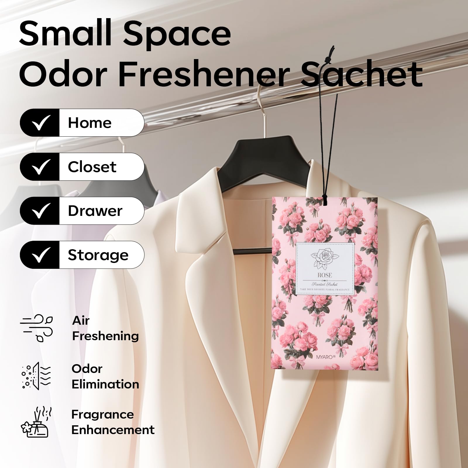 20Pcs Rose Scented Sachets (20 Count)