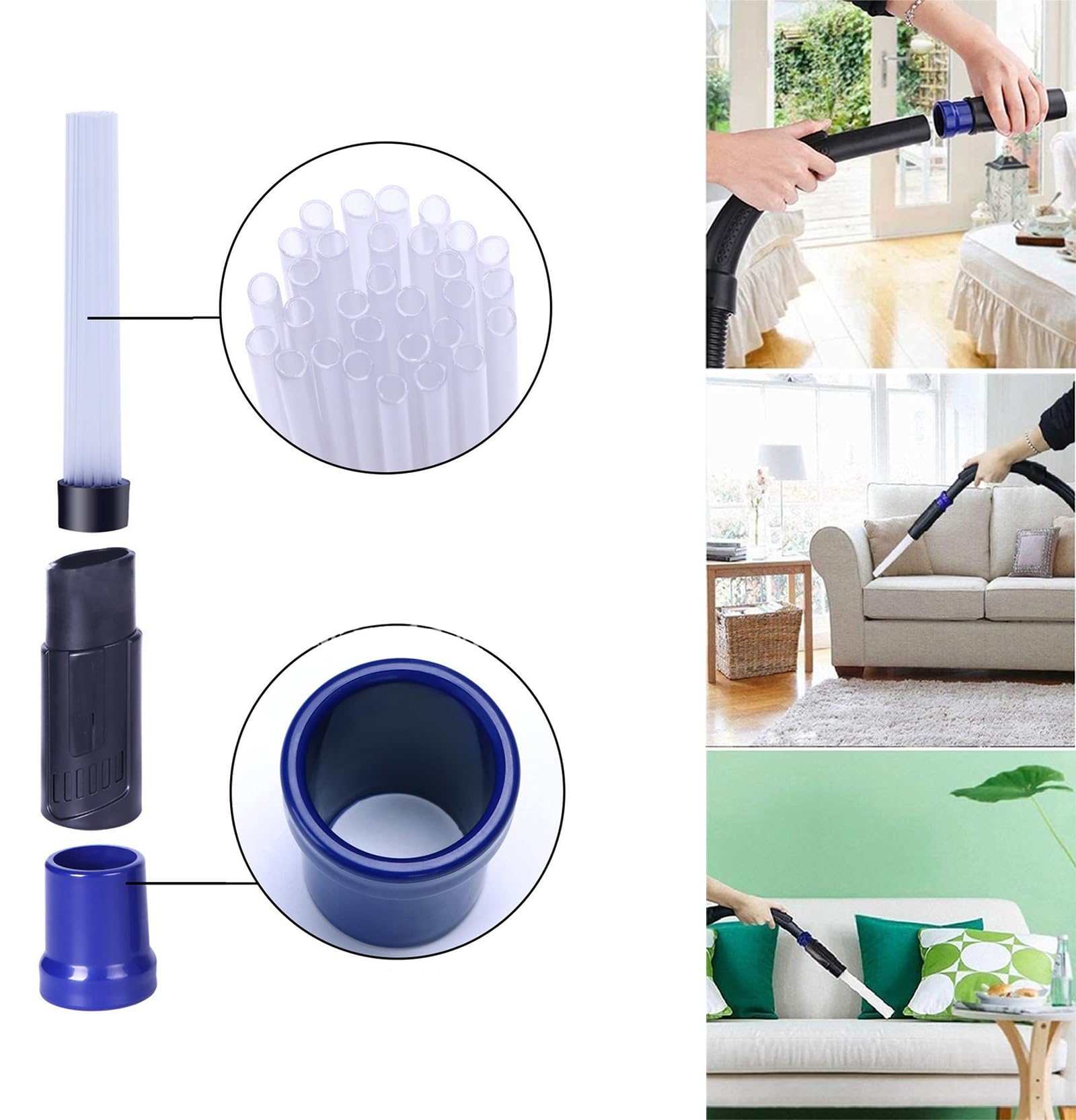 Universal Vacuum Attachments for Shop Vac Accessories Hose Adapter