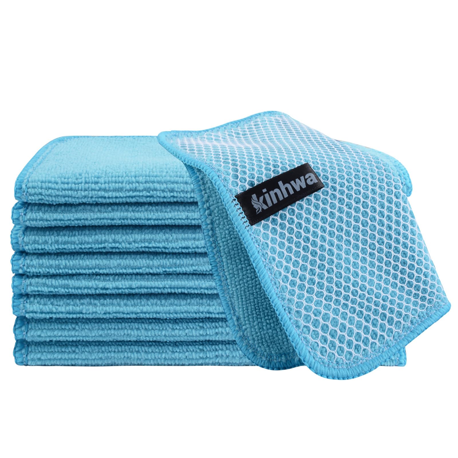 Dish Cloths for Washing Dishes with Scrub Side (9 Count)