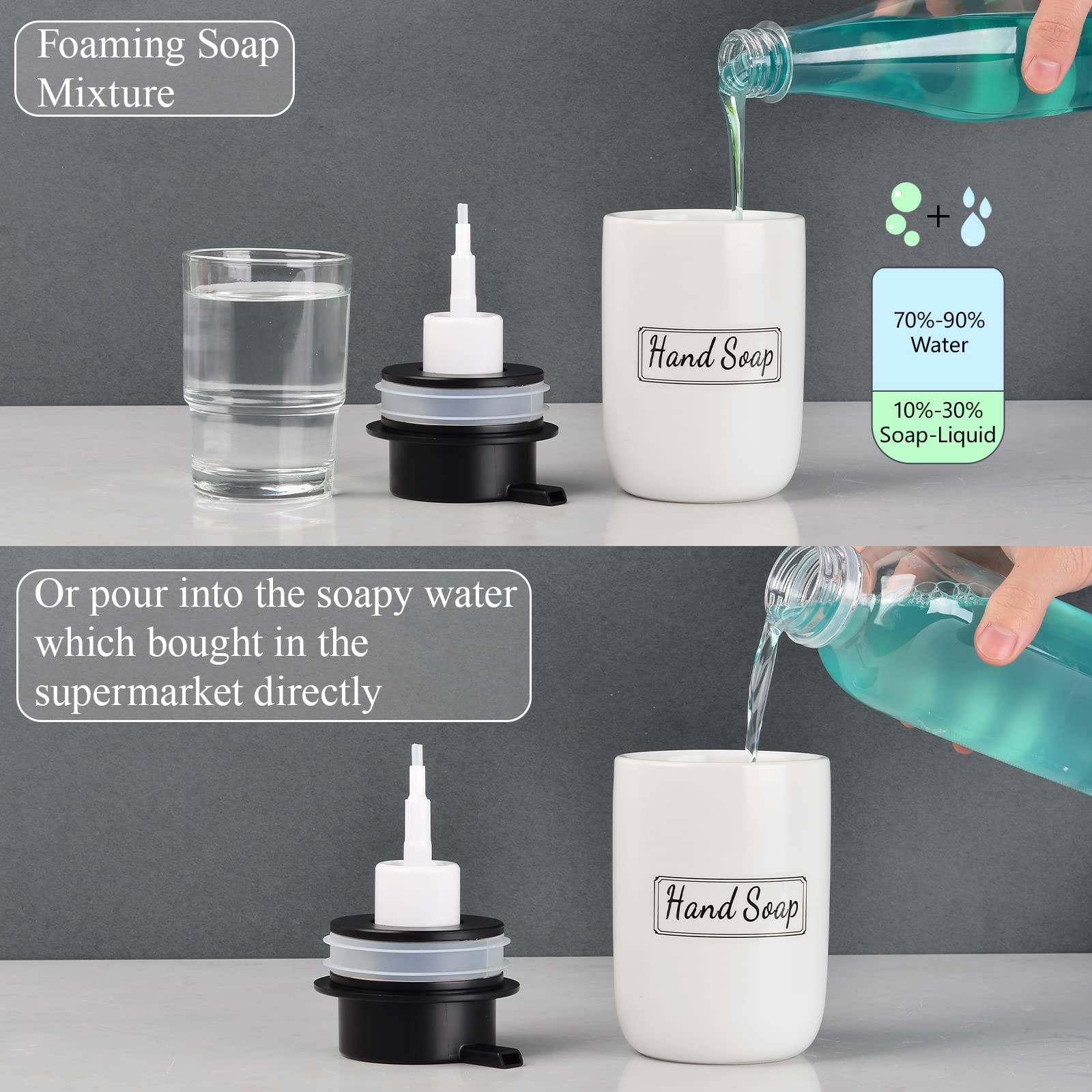 Foaming Soap Dispenser Set (2 Count)