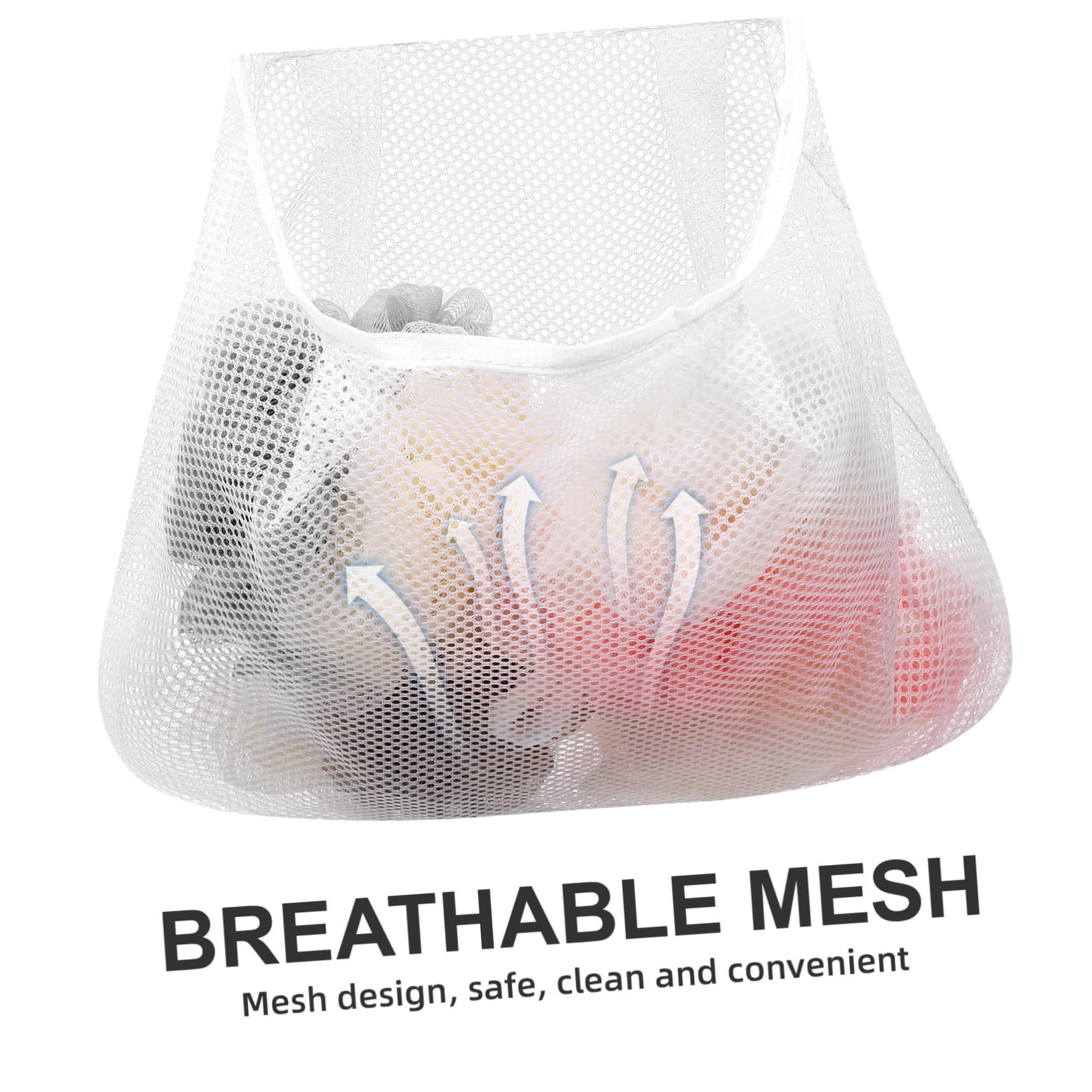 3pcs Mesh Hanging Bag Travel Underwear Organizer Bag Hand Inserts Organizer Undergarment Laundry Laundry Hamper Clothes Peg Hanging Groceries s Vegetable Pouch Pp
