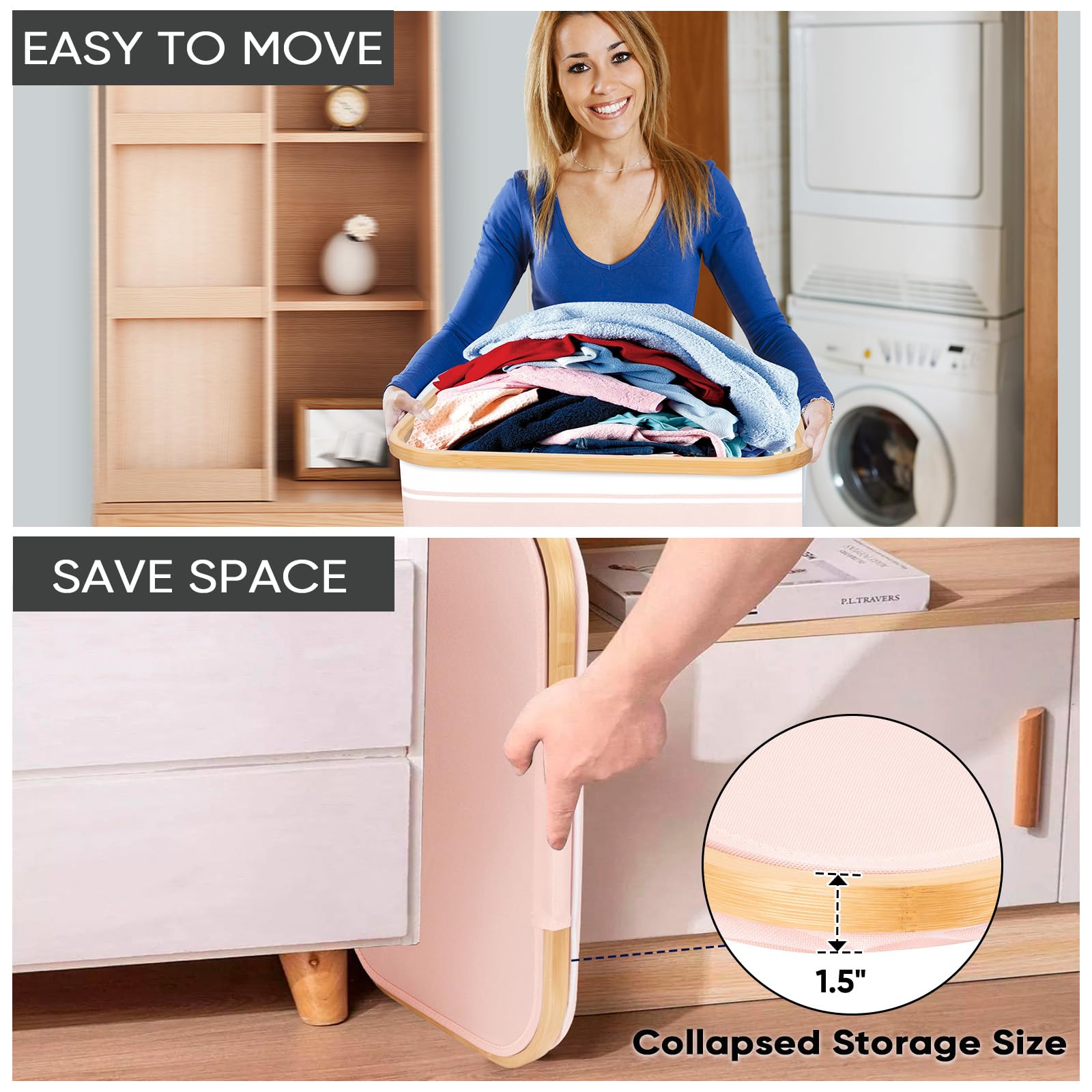 Laundry Hamper with Lid